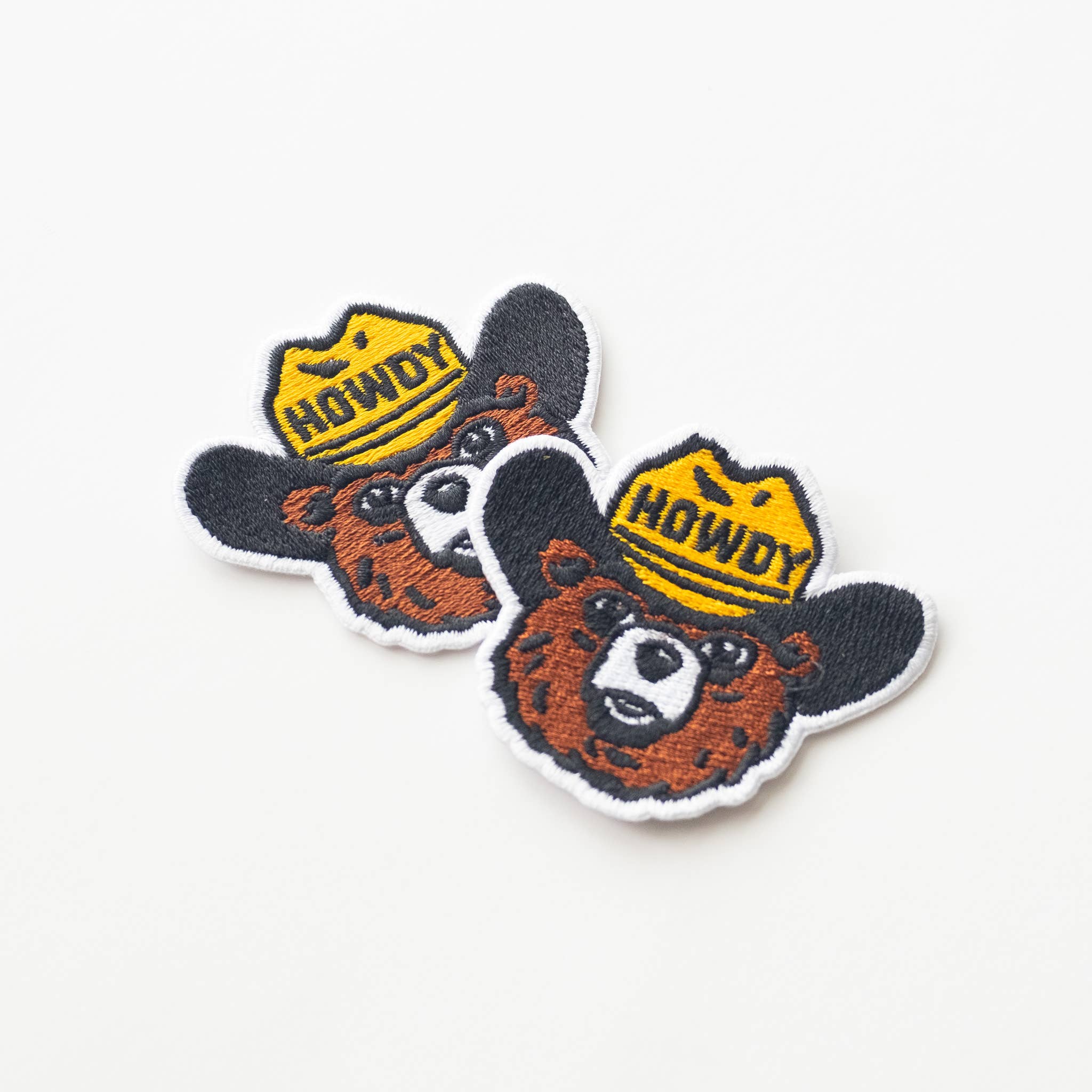Union Made: Howdy the Bear Embroidered Iron on Patch