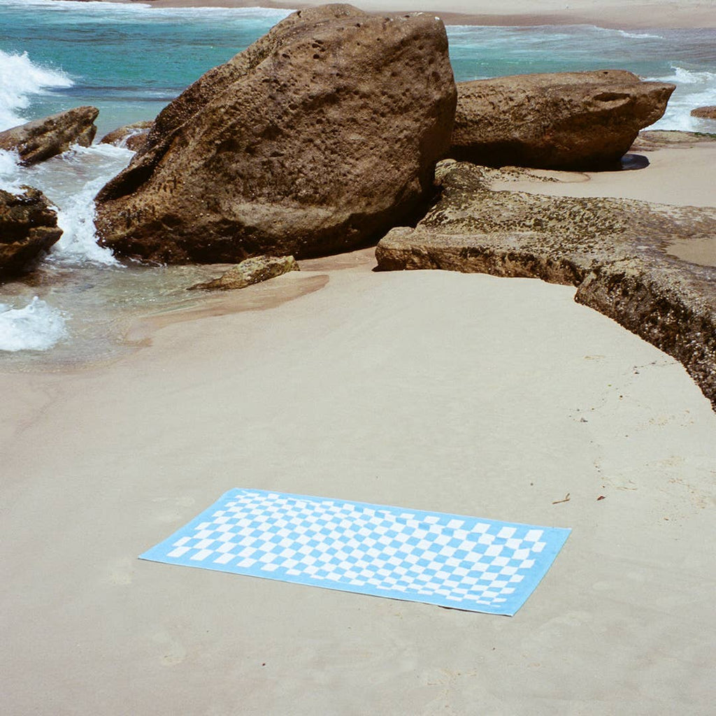 Overexposed: Aquatic Blue Organic Towel