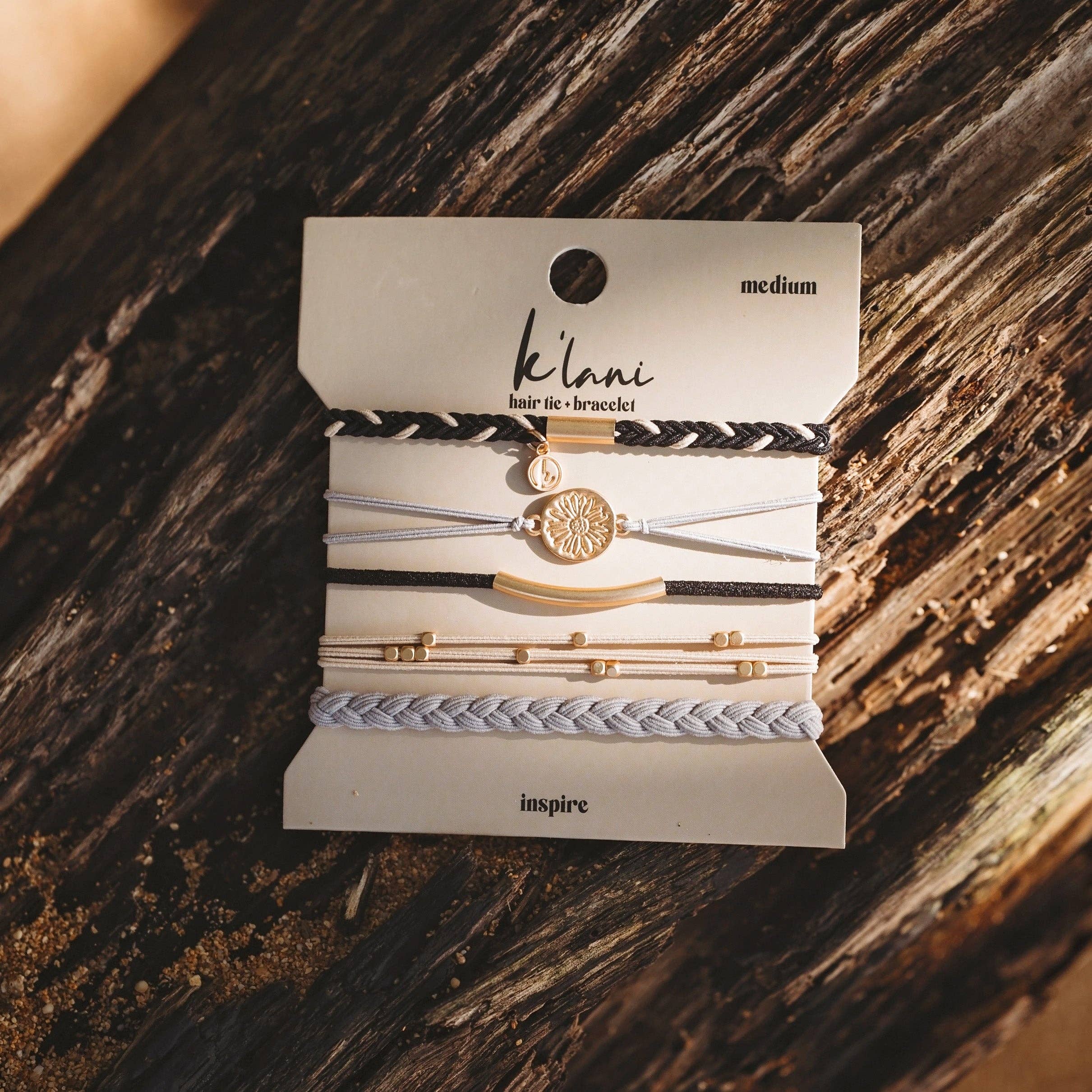 K'Lani: Inspire Hair Tie Bracelets