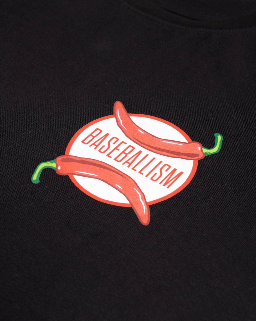 Baseballism: High Heat Hot Sauce Glow in the Dark T-Shirt (Black) - Youth