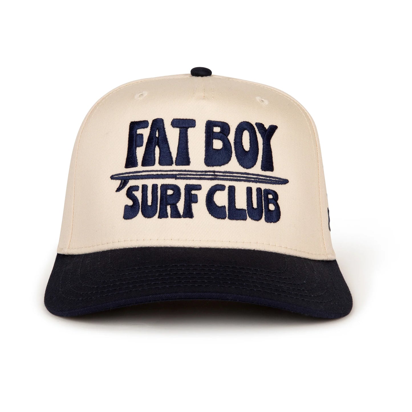 Fatboy Surf Club: Apres Surf Embroidered Hat - Navy & Natural