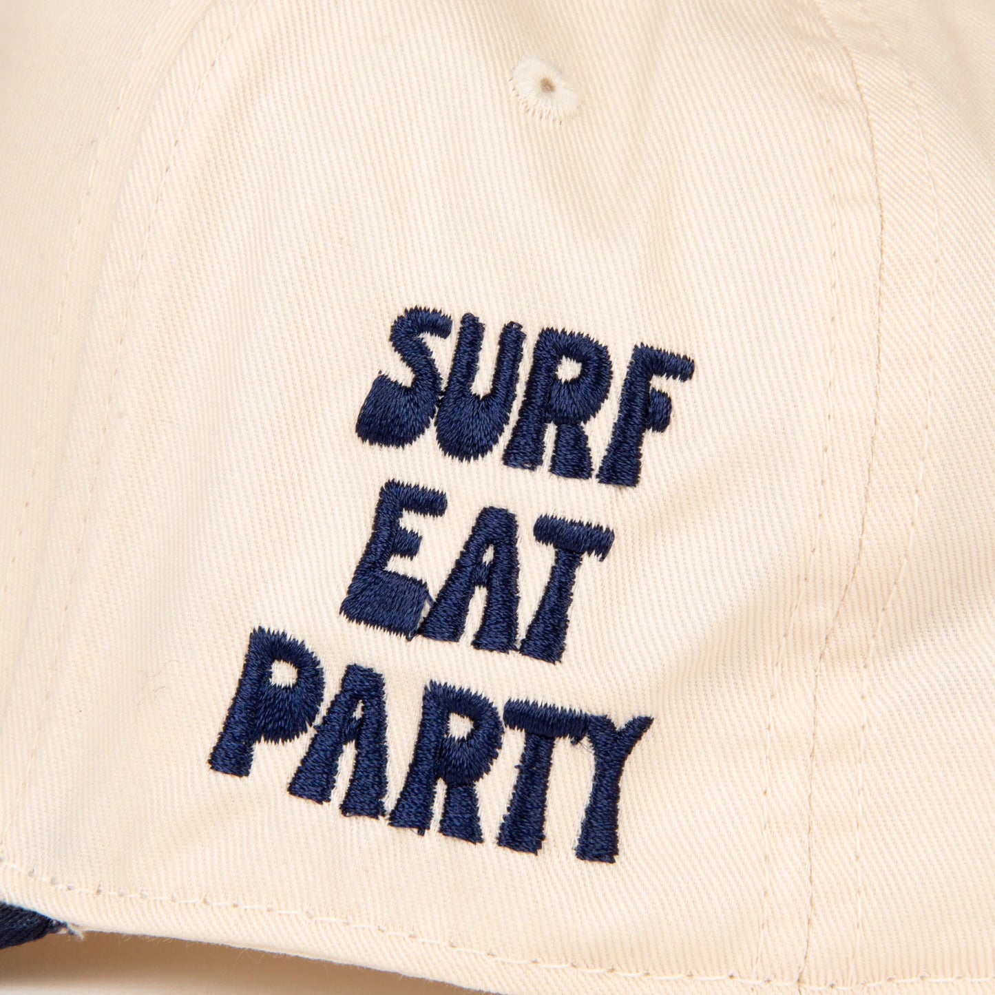 Fatboy Surf Club: Apres Surf Embroidered Hat - Navy & Natural