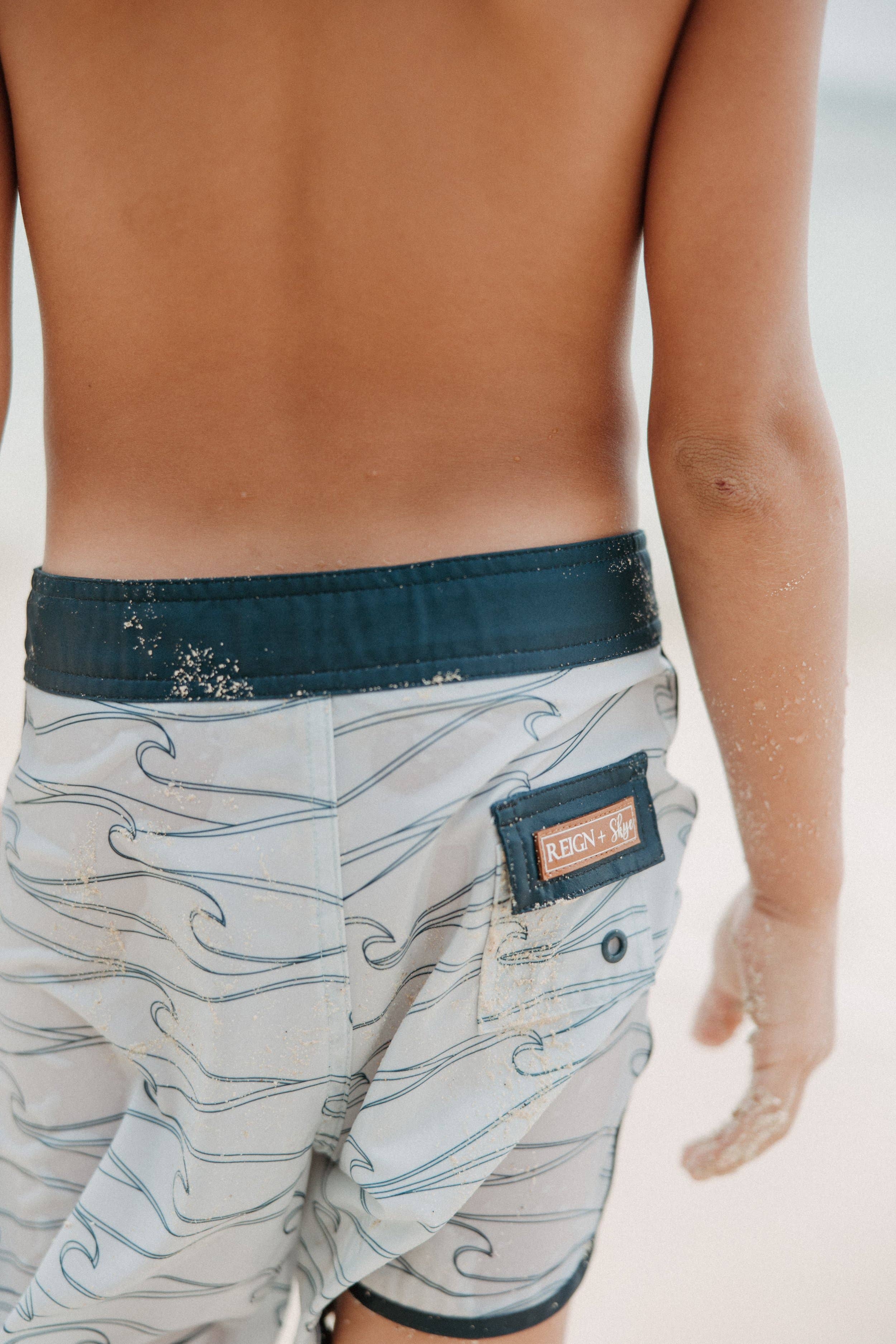 REIGN + Skye Little Boy's Boardshorts (Make Waves)