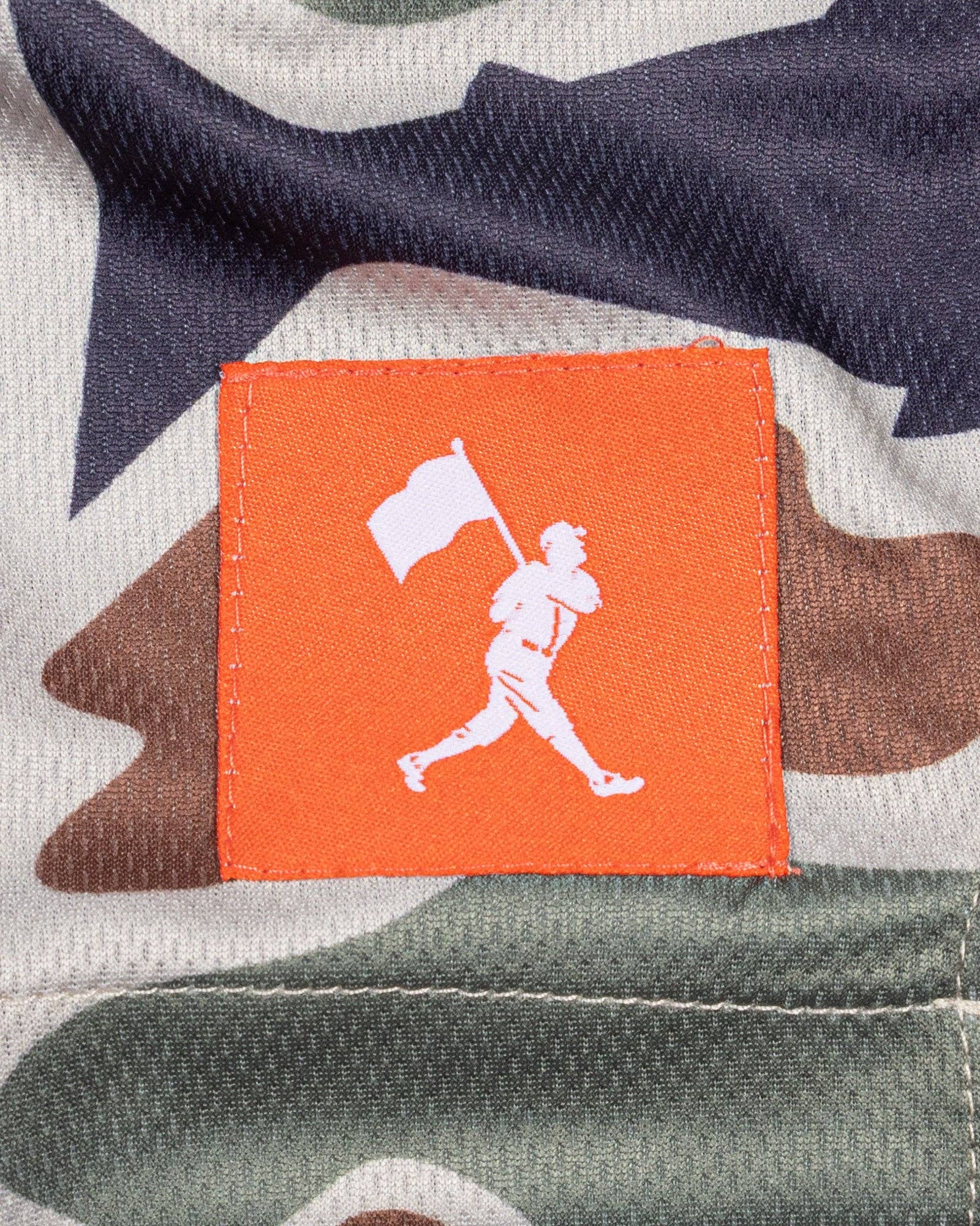 Baseballism: Fishing Club Angler Camo Diamond Air Mesh Shorts - Youth