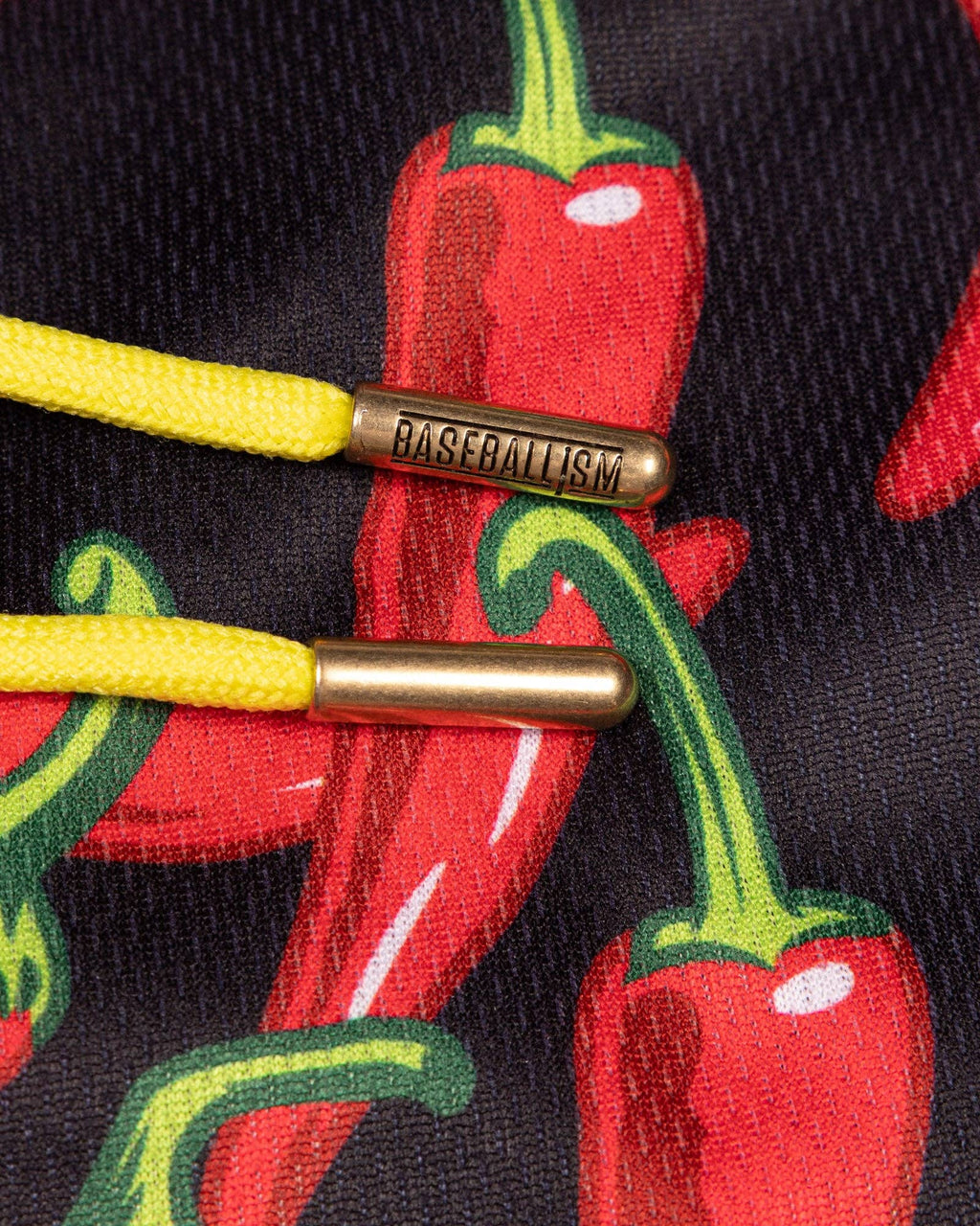 Baseballism: High Heat Hot Sauce Diamond Air Mesh Shorts - Youth