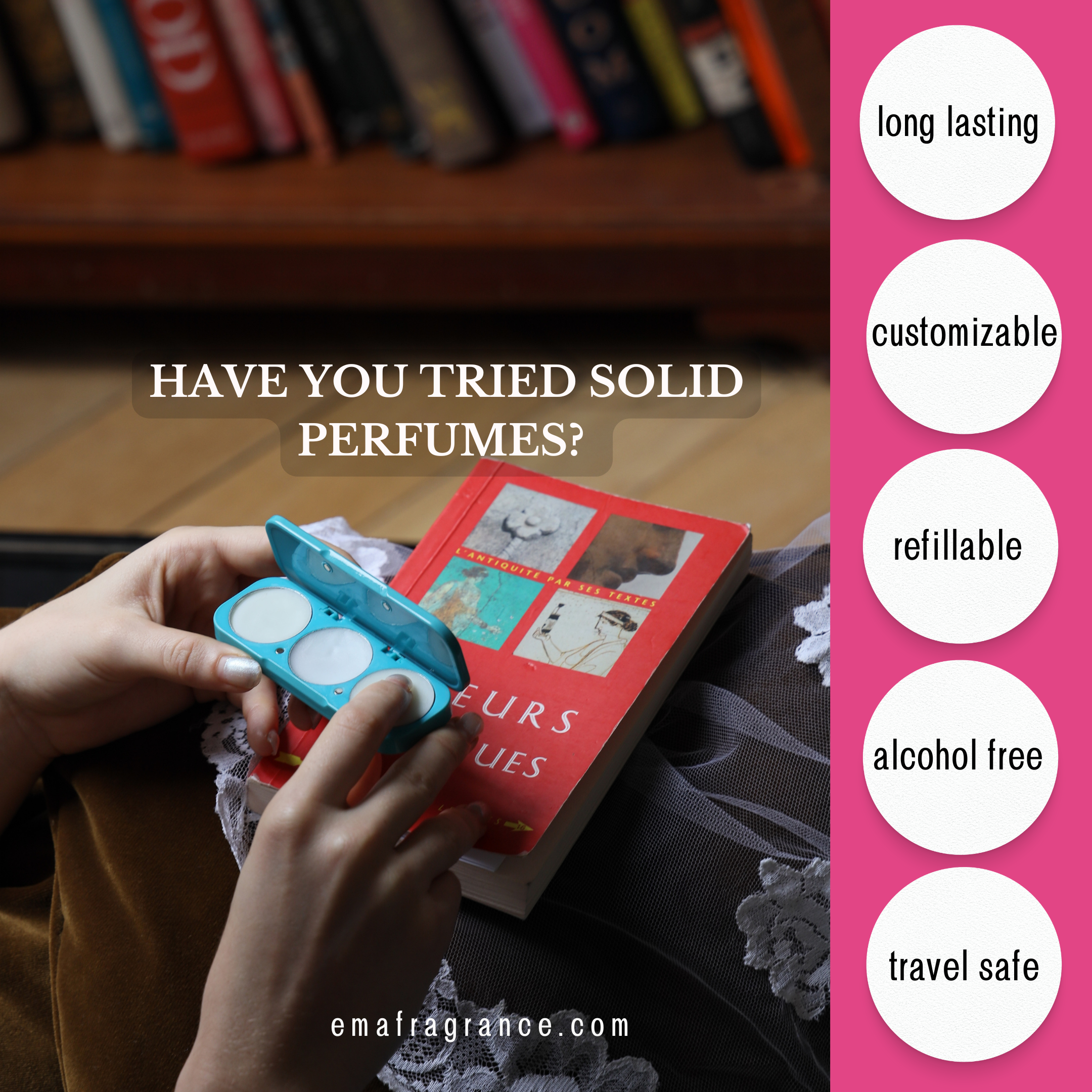 ēma fragrance Solid Perfume Pod – Vanilla