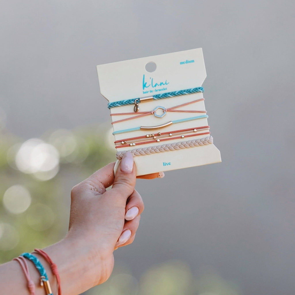 K'Lani: Live Hair Tie Bracelets