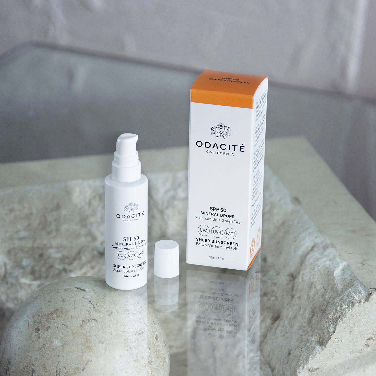 Odacité SPF 50 Mineral Drops Sheer Sunscreen