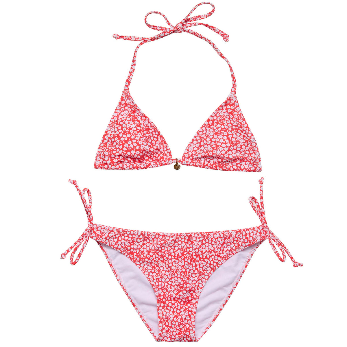 Snapper Rock Swimwear Juniors Triangle Bikini (Ditsy Bloom)