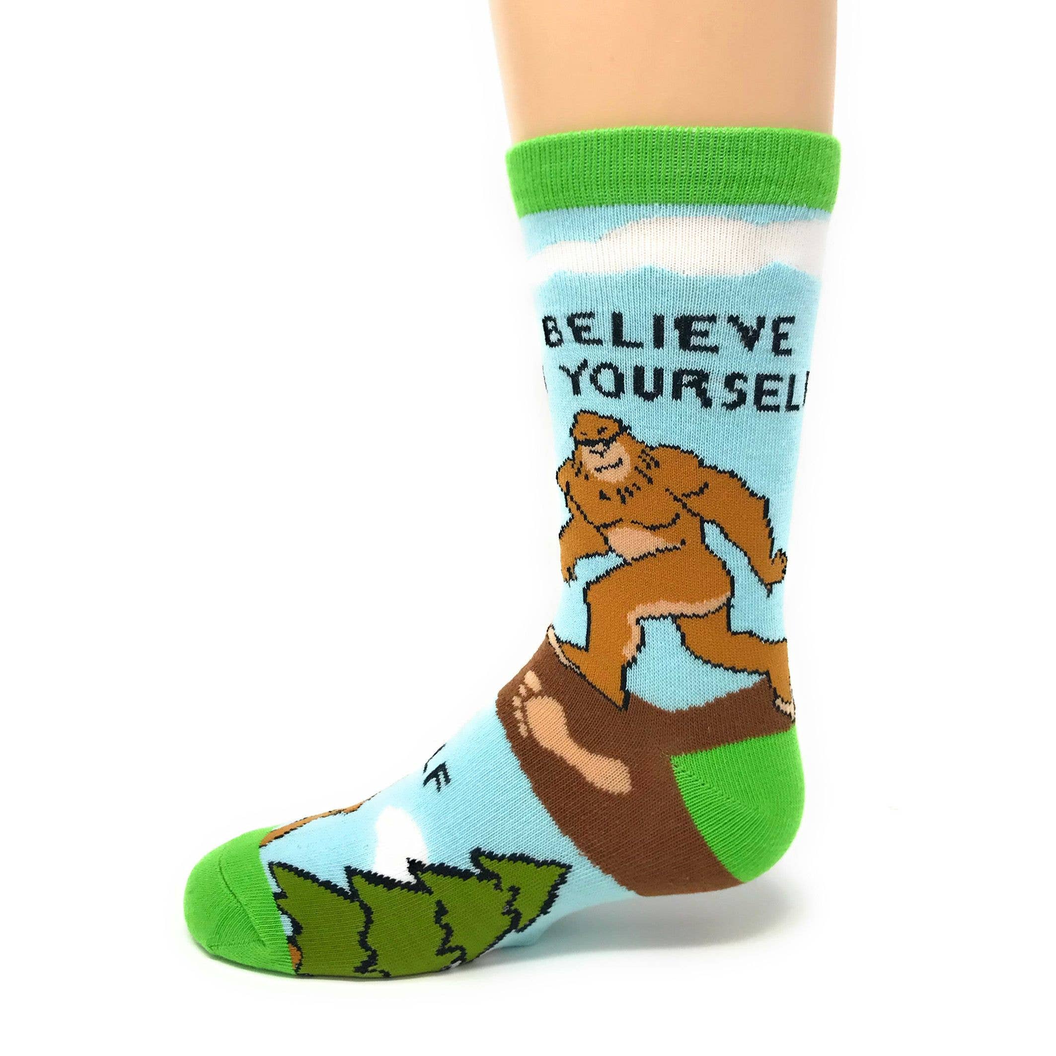 Oooh Yeah: Kid's Bigfoot Believe Crew Socks