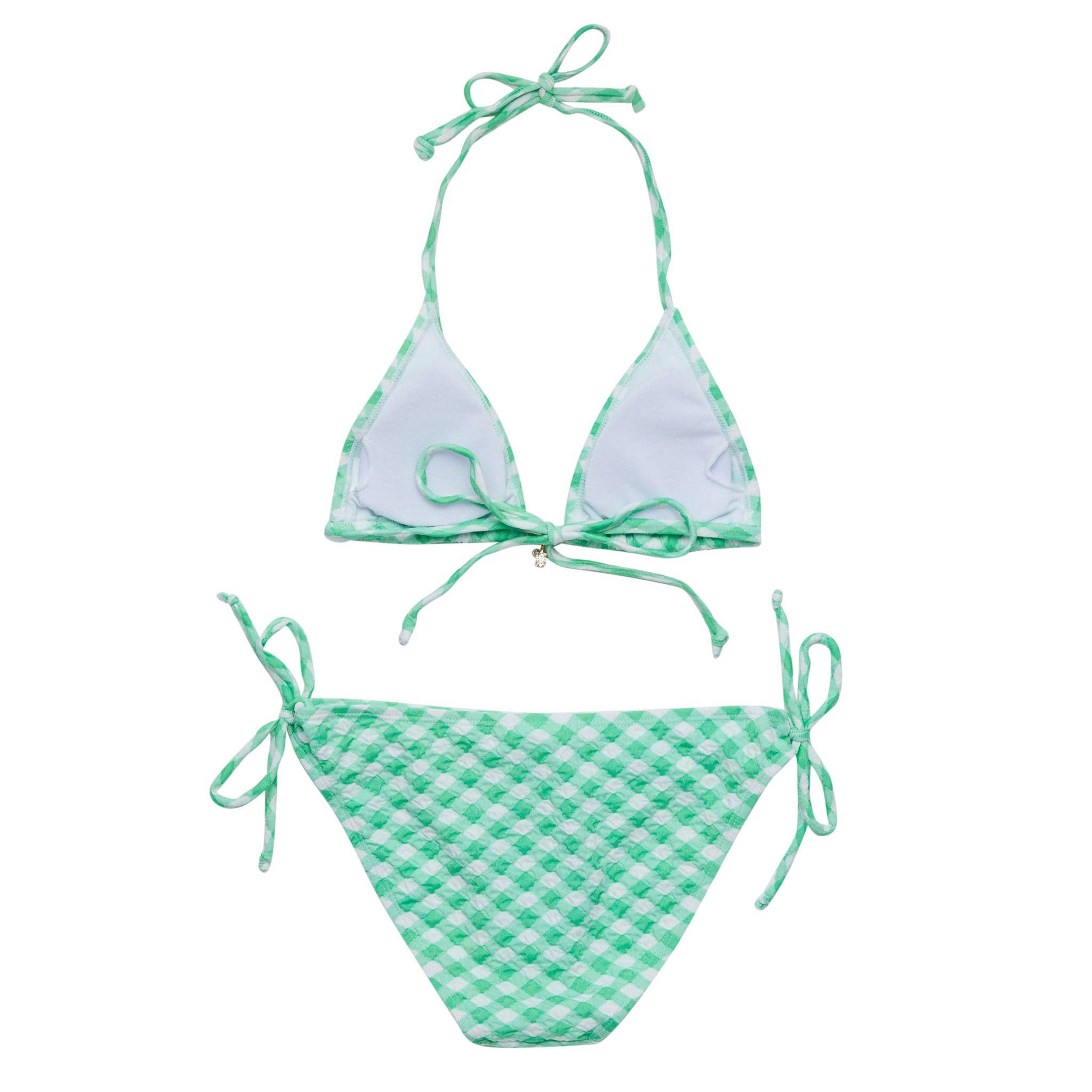 Snapper Rock Swimwear Juniors Triangle Bikini (Cool Mint Crush)