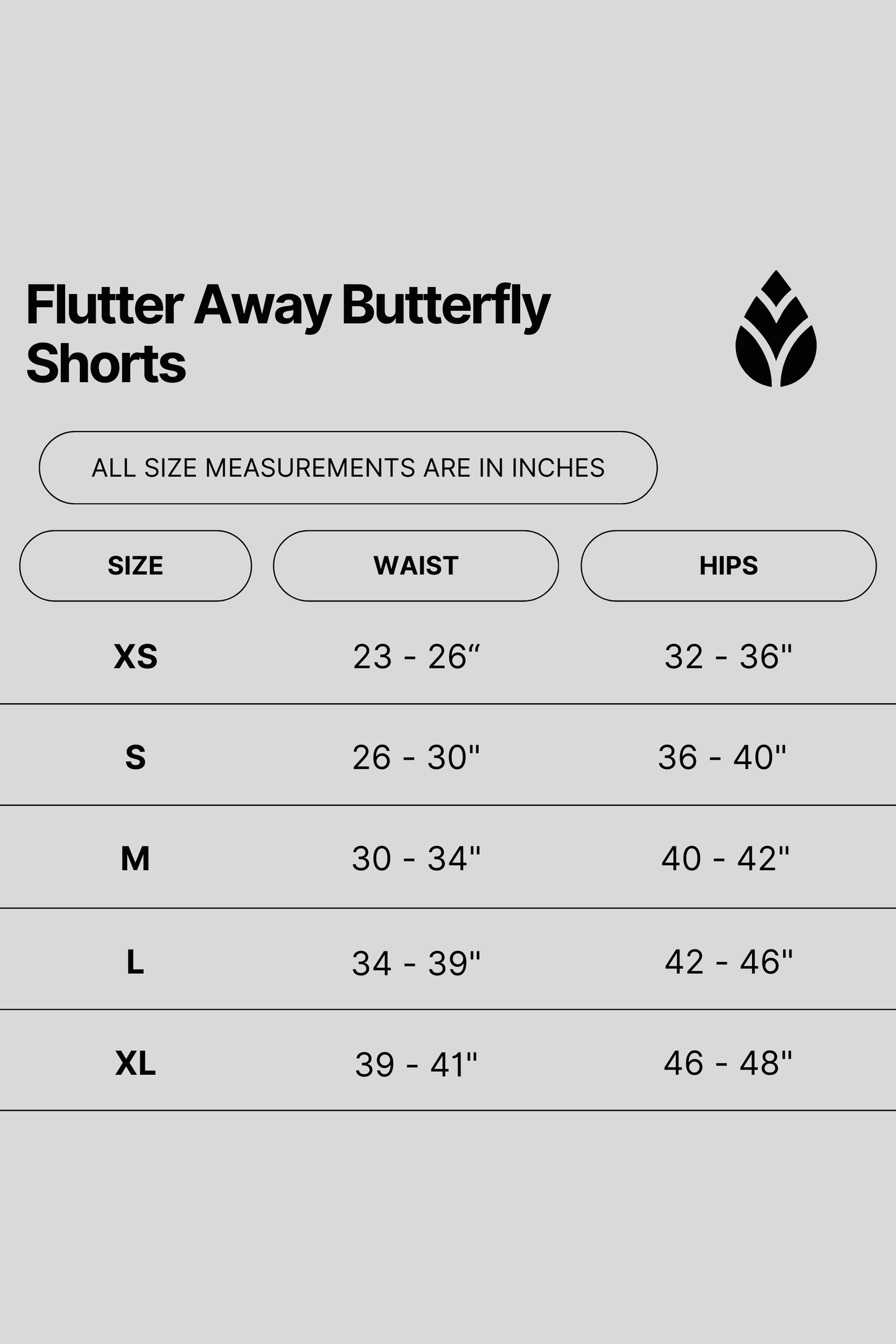 TooLooLah: Flutter Away Butterfly Shorts - Grey