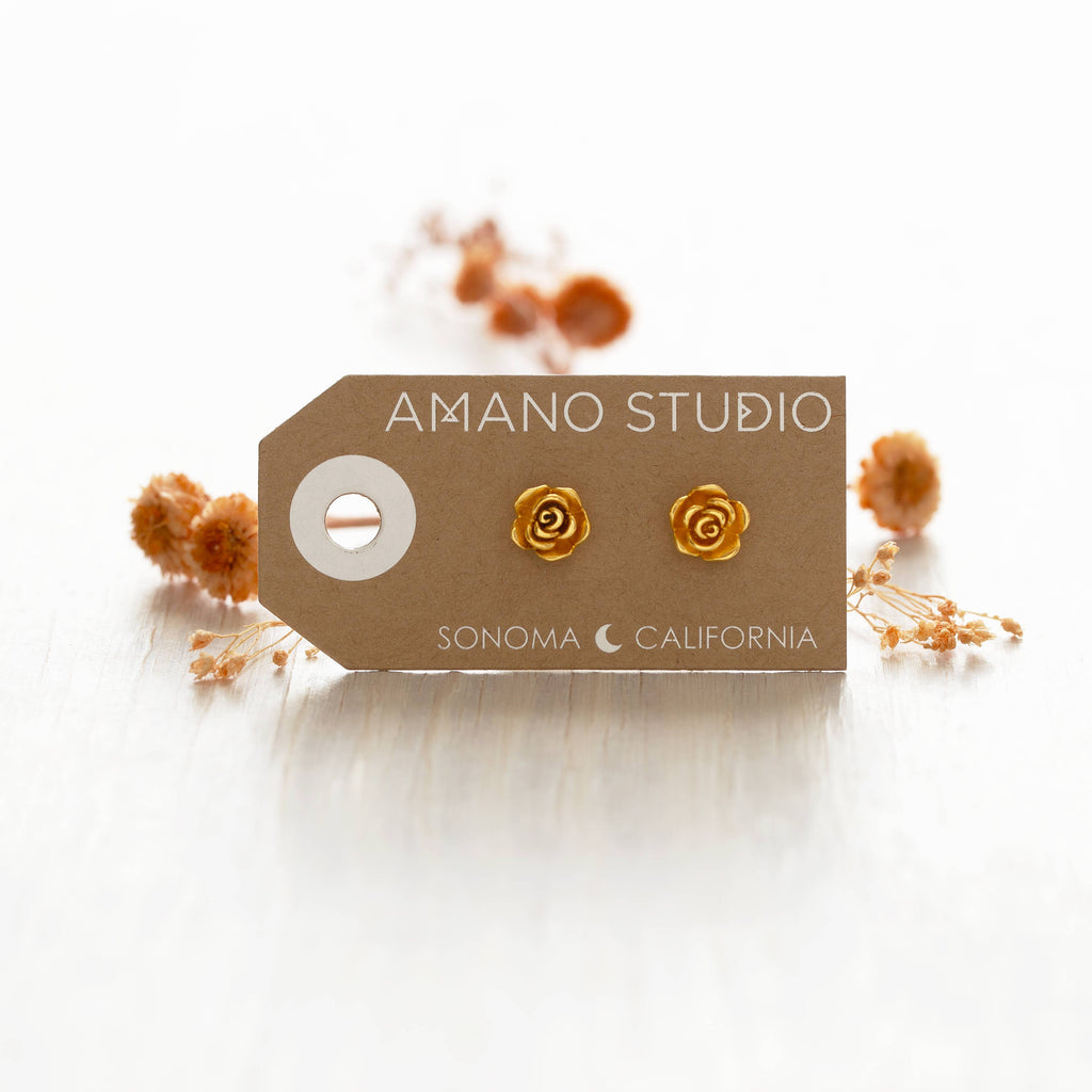 Amano Studio: Rose Stud Earrings
