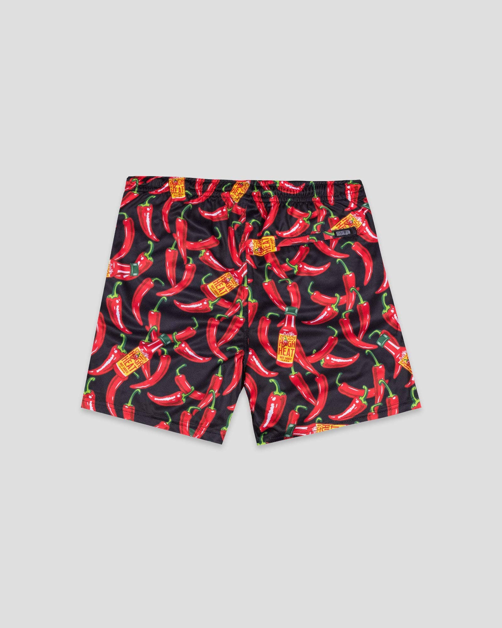 Baseballism: High Heat Hot Sauce Diamond Air Mesh Shorts - Youth