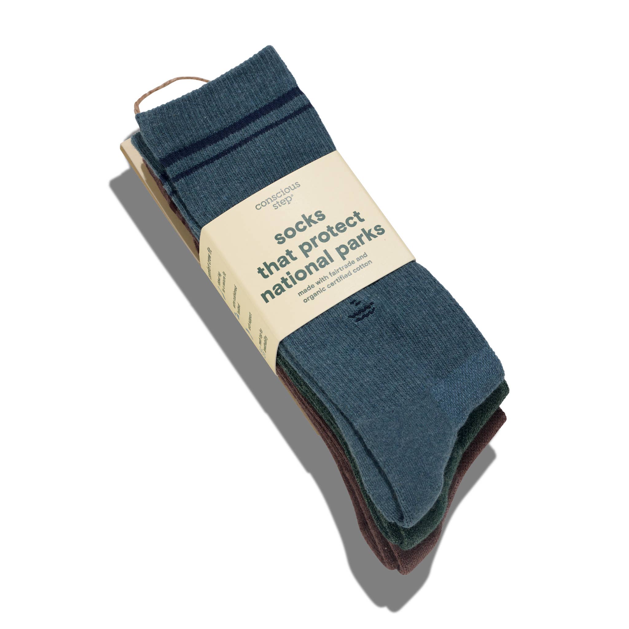 Conscious Step: Comfort Crew Socks that Protect National Parks