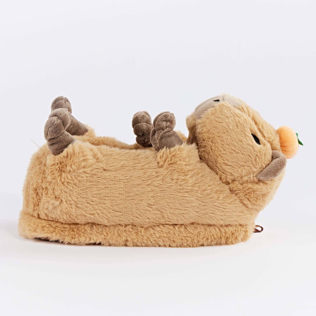 Oooh Yeah: Kid's Mabel the Capybara Non-Slip Slippers