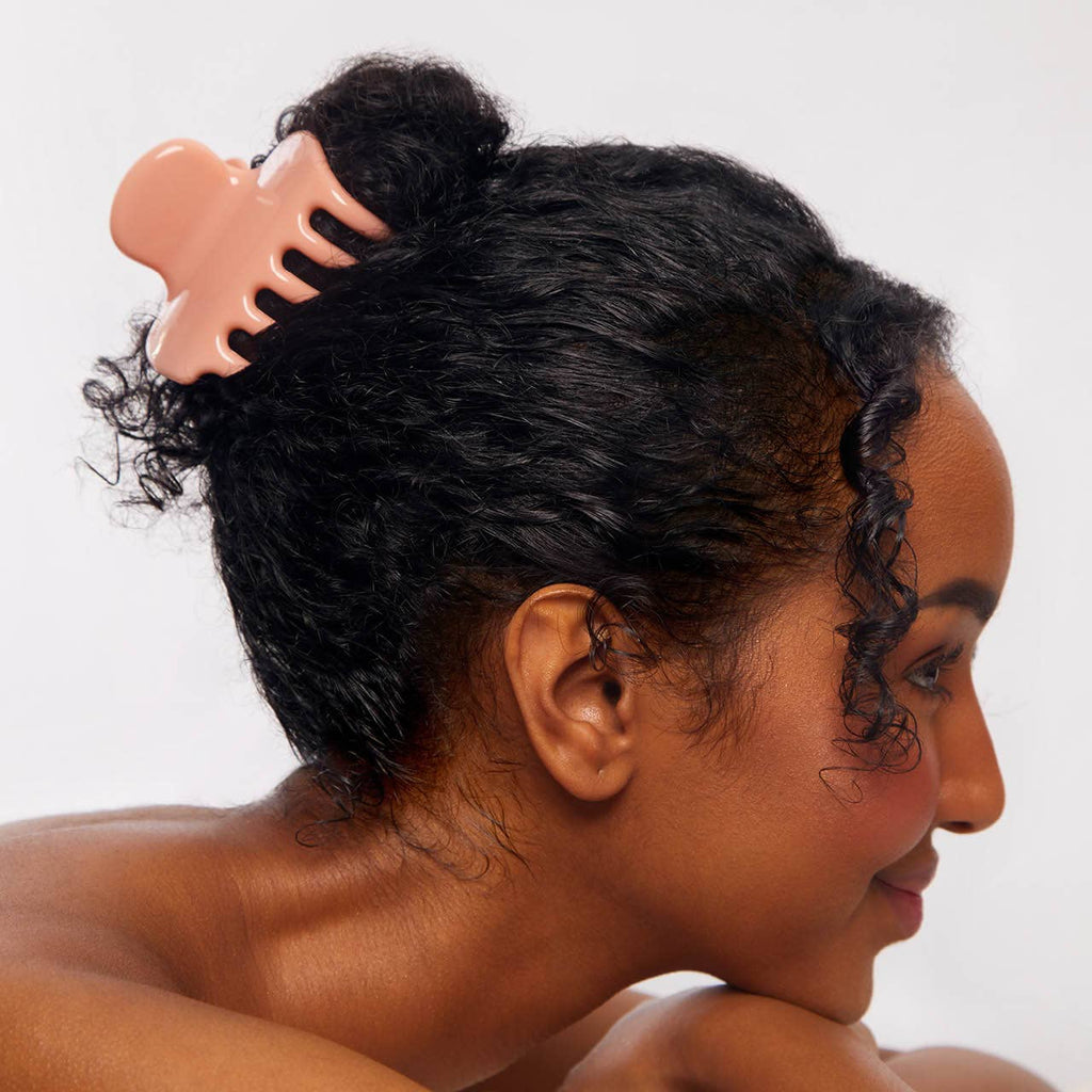 KITSCH: Recycled Plastic Puffy Cloud Clip 1pc - Rosewood