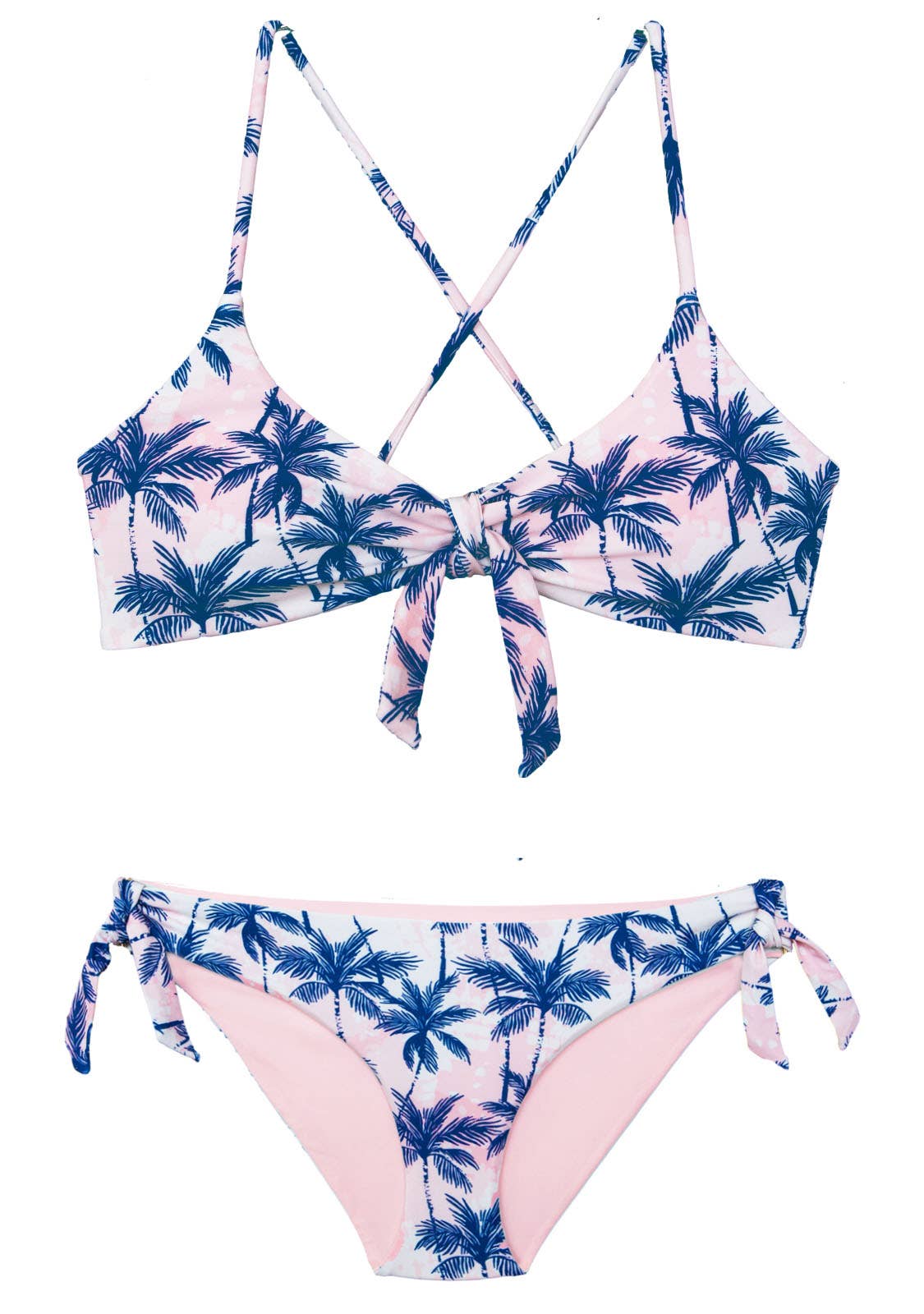 Chance Loves: PALMEIRA 2-Piece Bikini Set (Bralette Top + One-Tie Bottom)