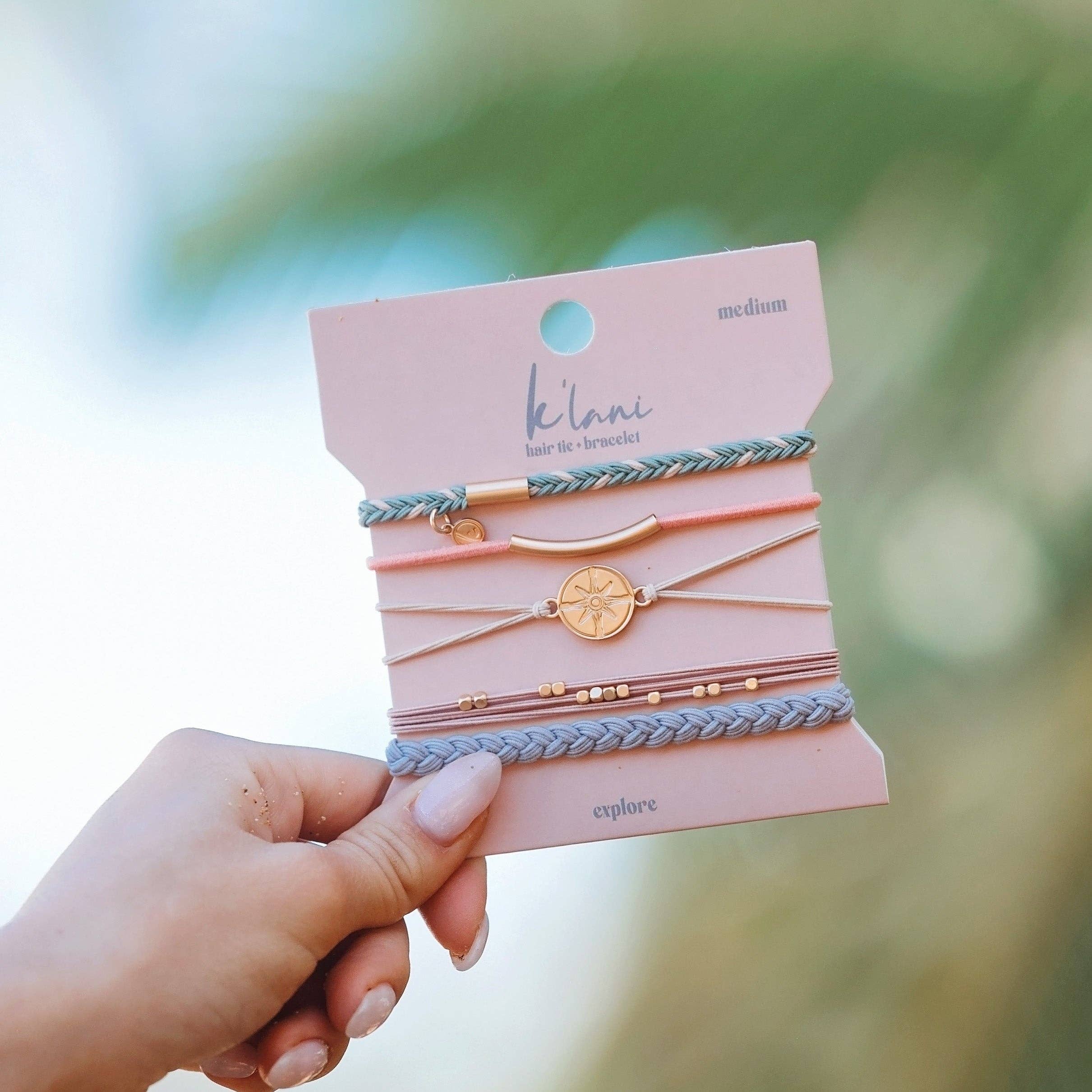 K'Lani: Explore Hair Tie Bracelets