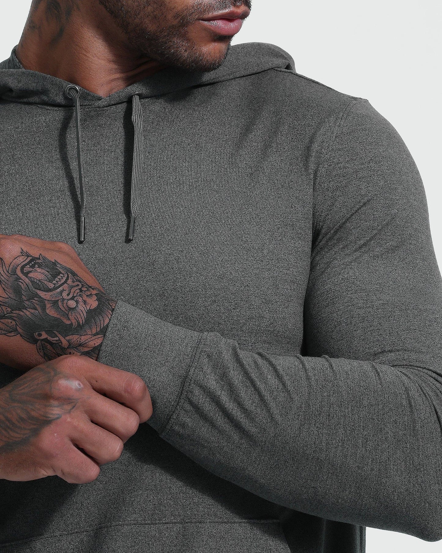 True Classic: Pullover Hoodie | Active Comfort | Charcoal Heather