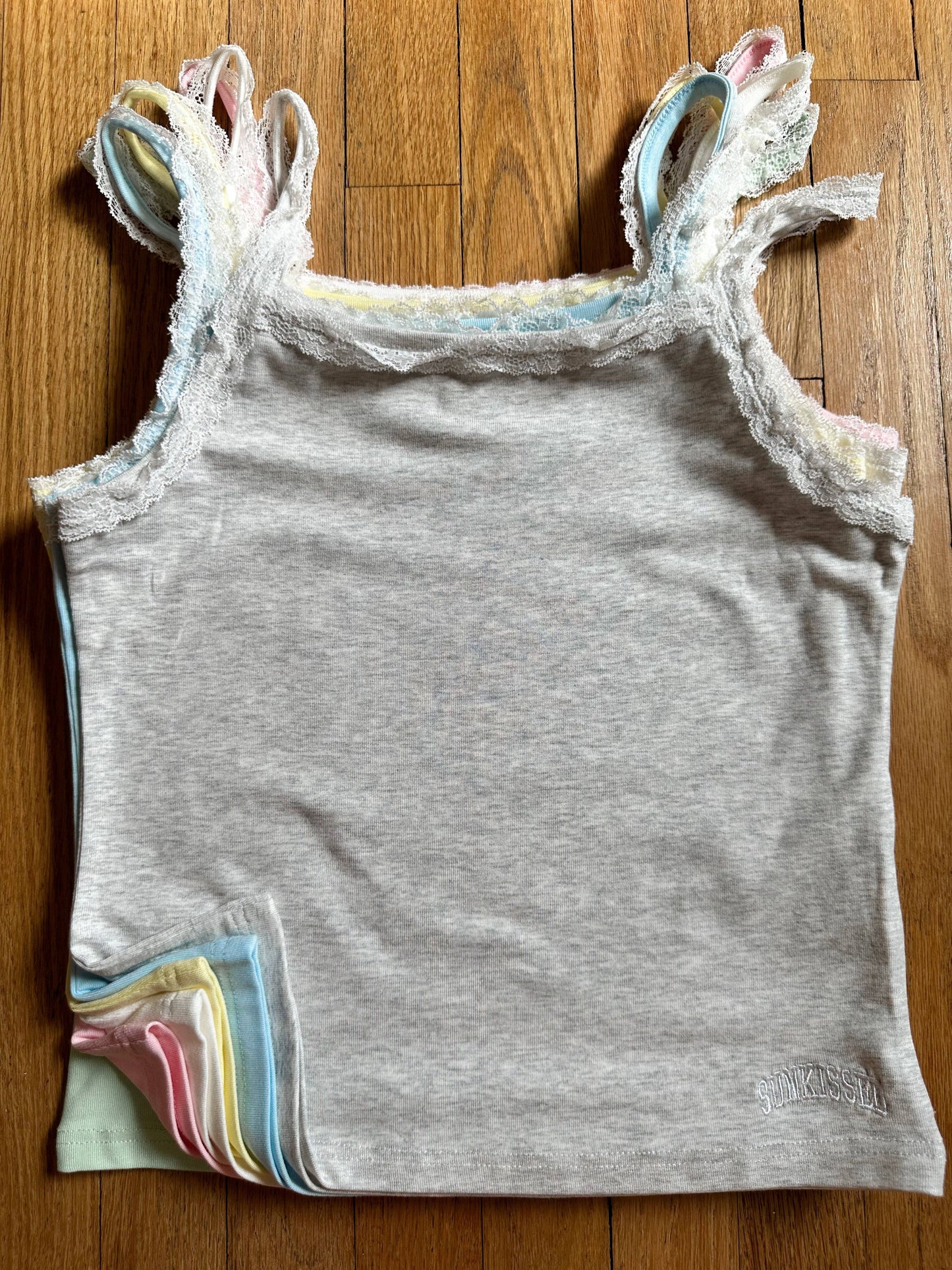 Sunkissed Coconut: Lace Cami Tanktop