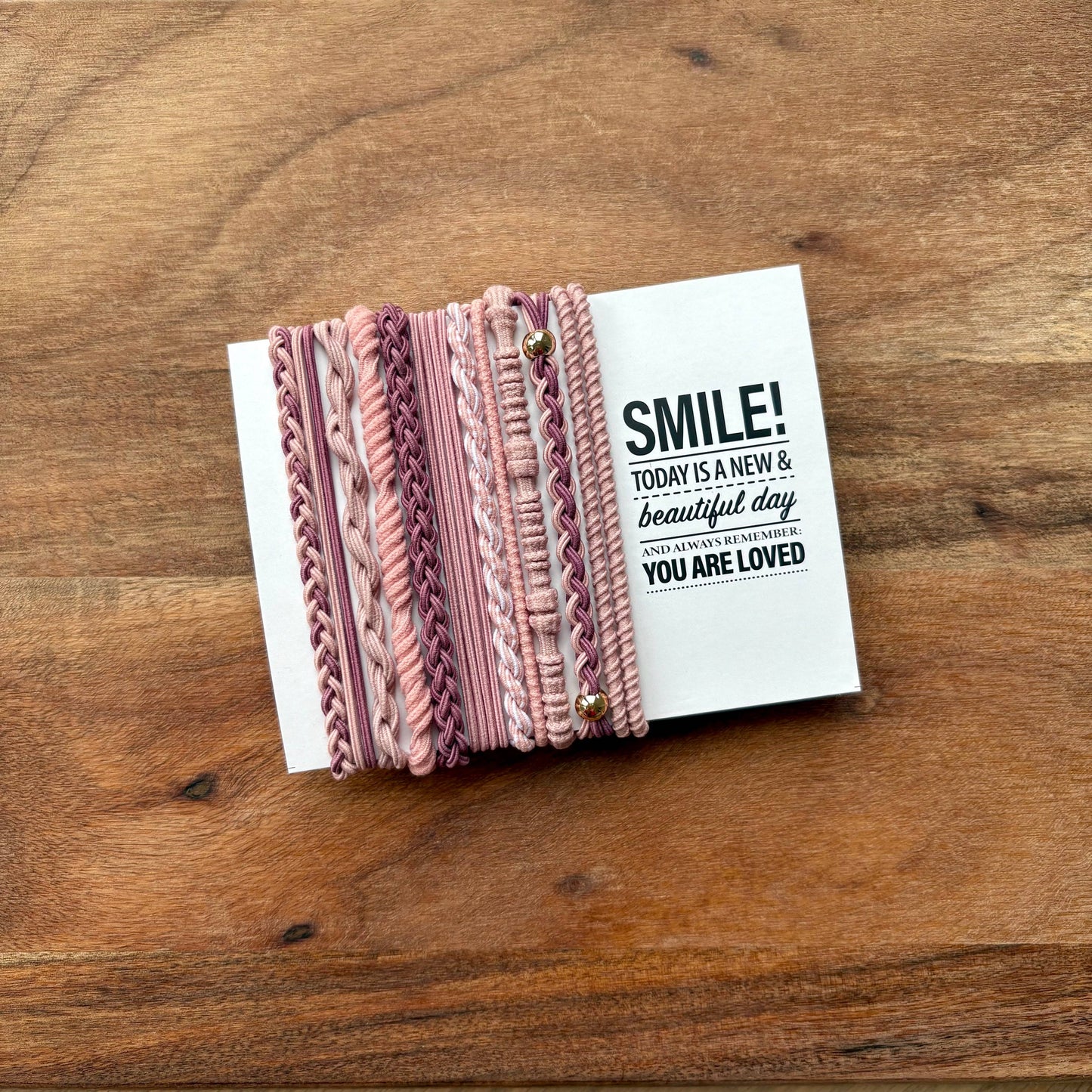 Eastern Ave Studio: Boho Hair Ties | Pink & Purple