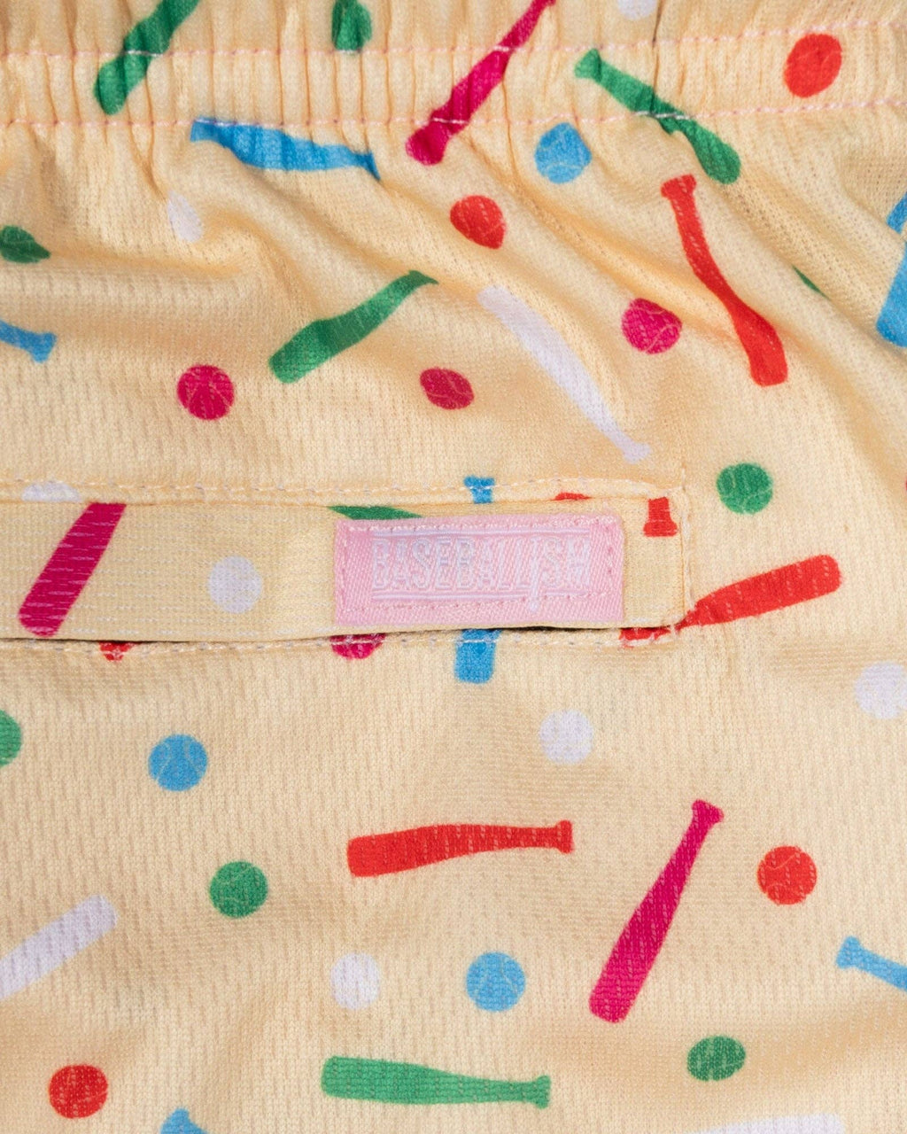 Baseballism: Batter Up Bakery Confetti Cupcake Diamond Air Mesh Shorts - Youth