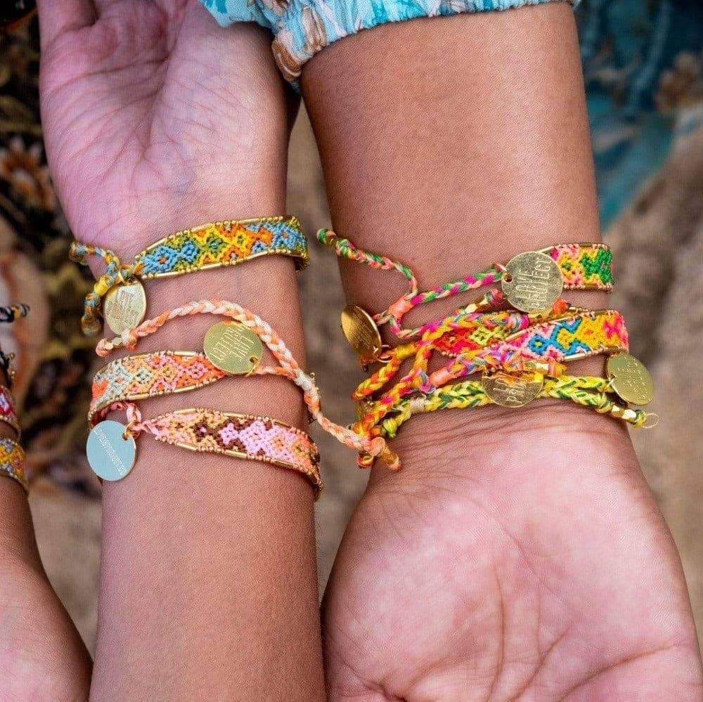 Love Is Project Bali Friendship Bracelet (Jungle Bloom)