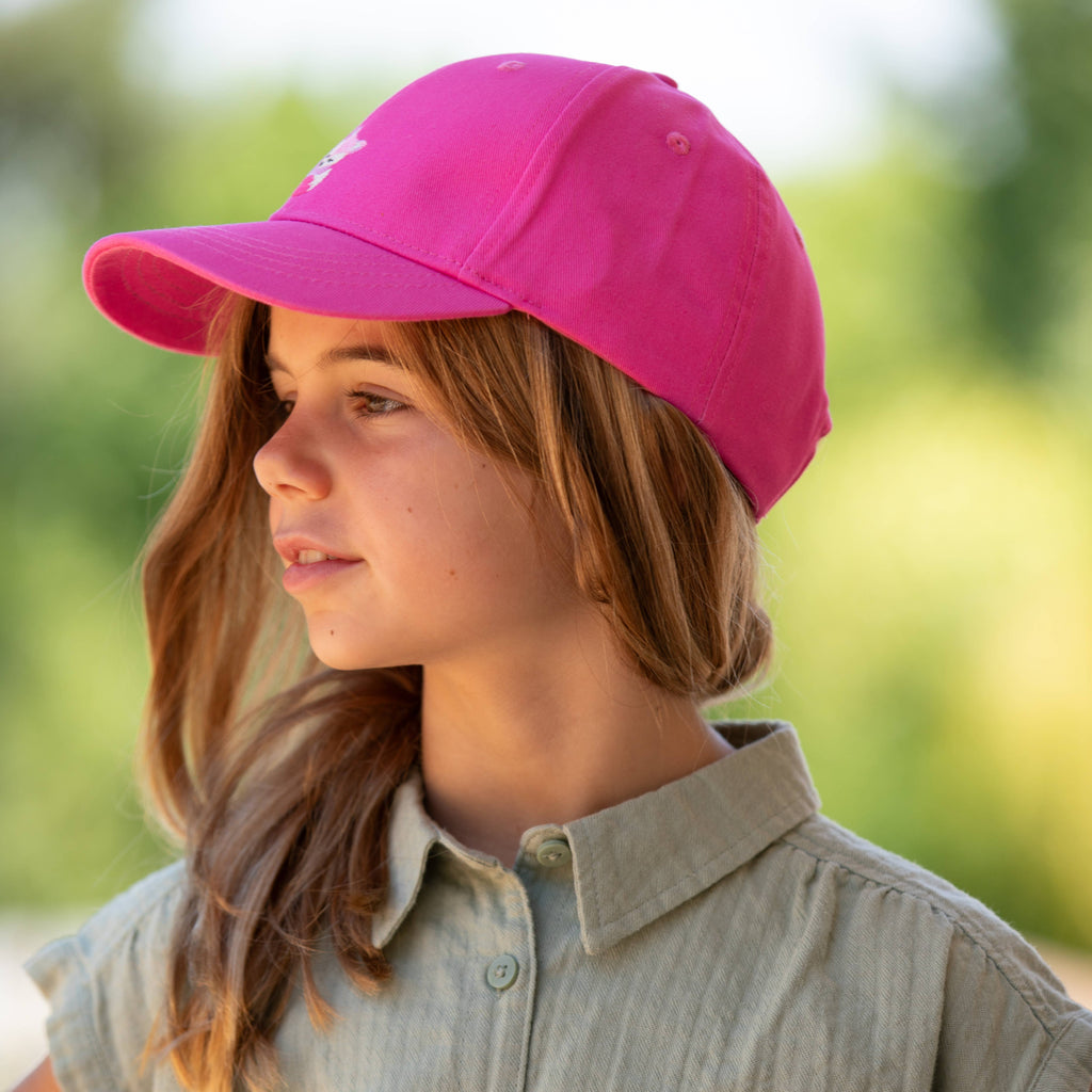 Peppercorn Kids: Kids Baseball Hat - Pink Fox