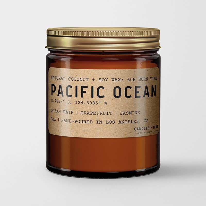 Candlefy: Pacific Ocean Candle (Grapefruit and Jasmine)