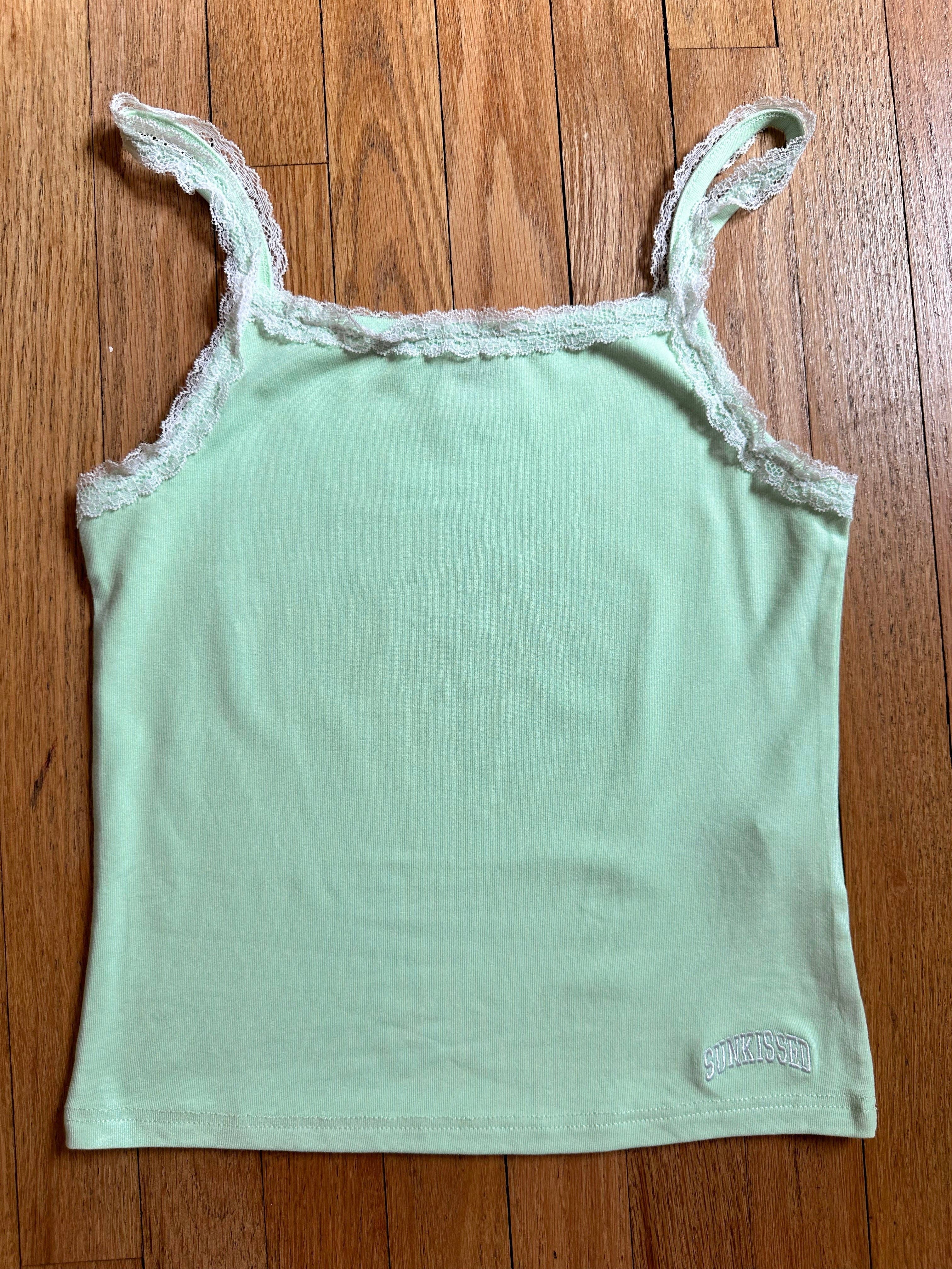 Sunkissed Coconut: Lace Cami Tanktop