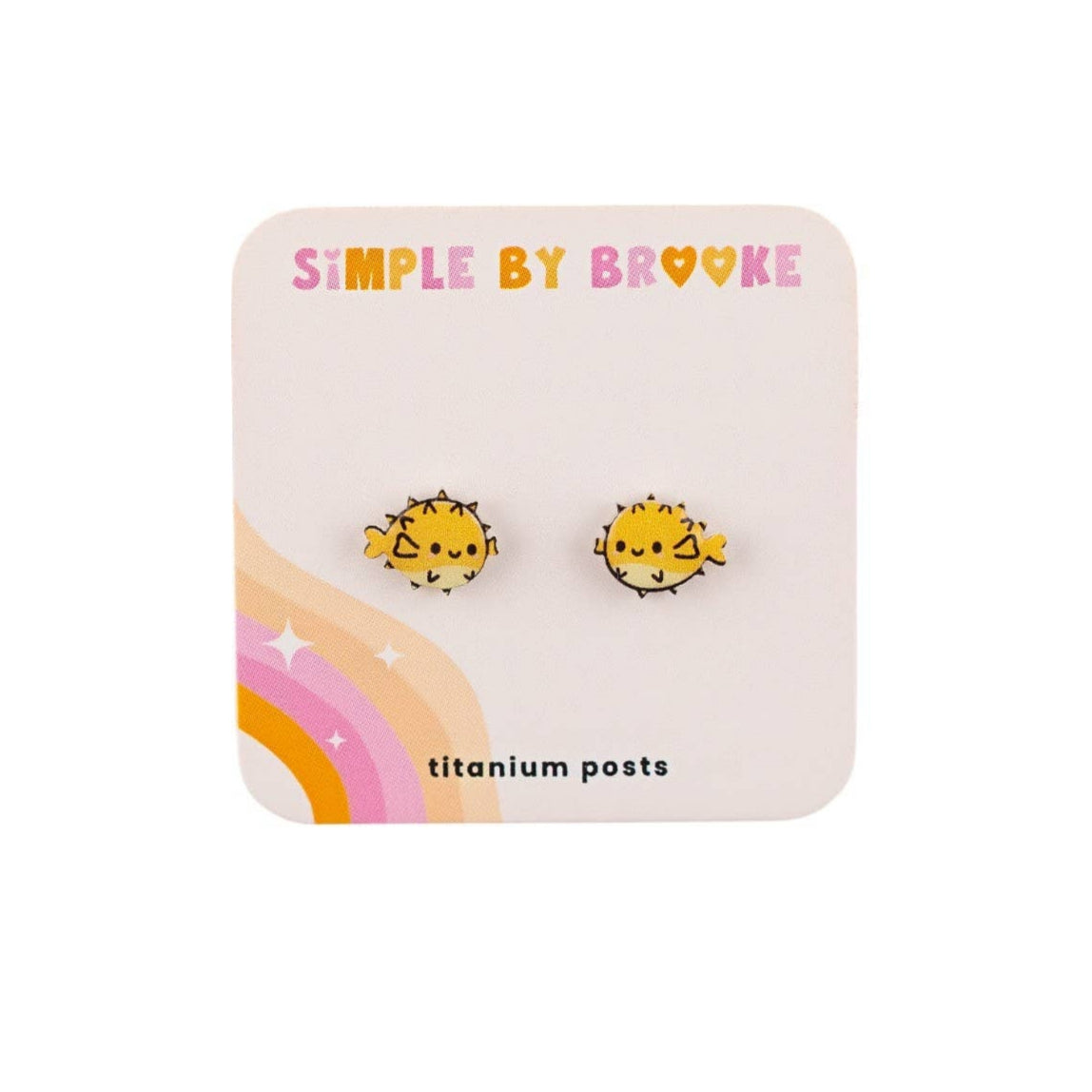 Simple By Brooke: Kawaii Pufferfish Earrings