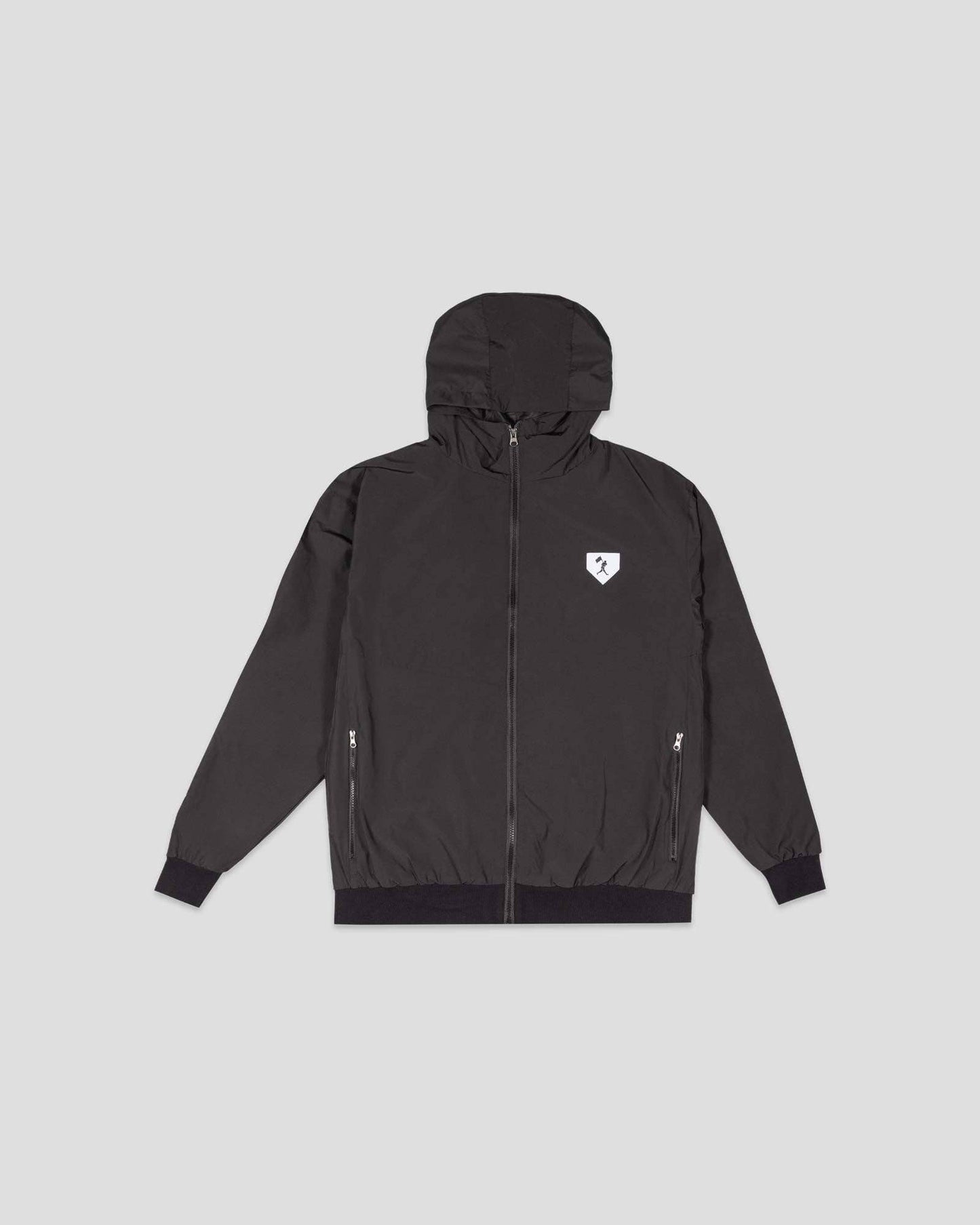 Baseballism: Shutout Retro Windbreaker (Black) - Youth
