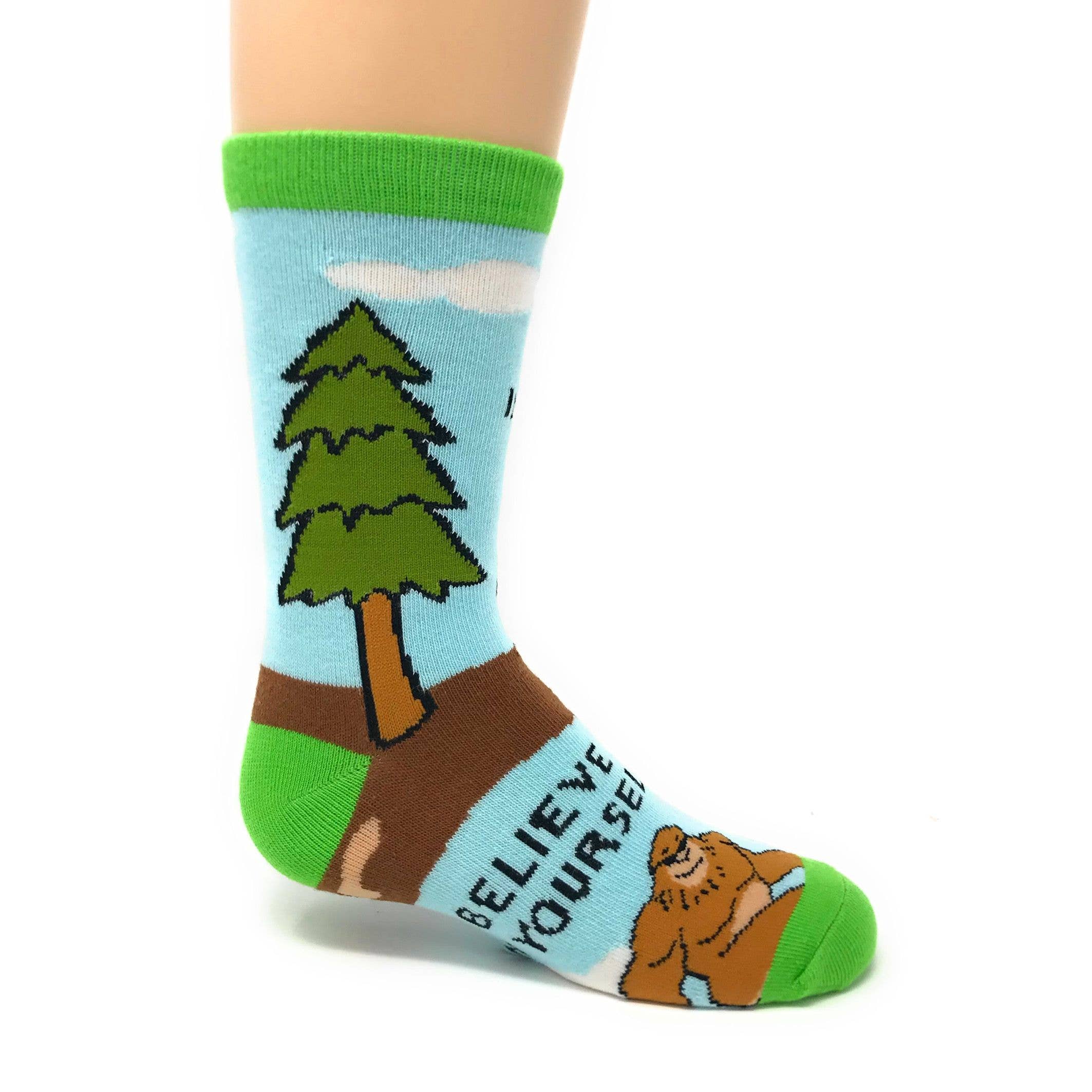Oooh Yeah: Kid's Bigfoot Believe Crew Socks