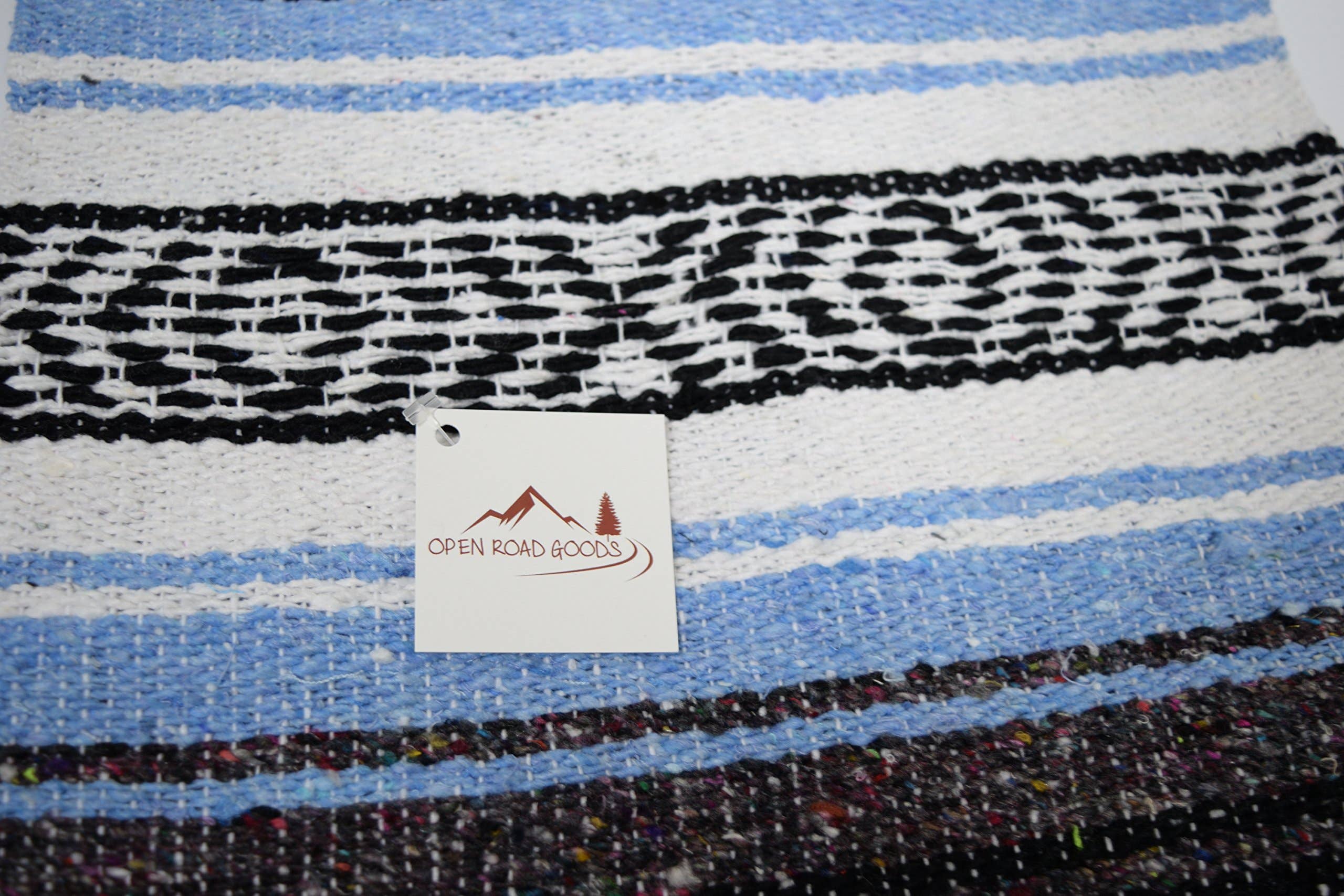 West Path: Mexican Falsa Blanket - Light Blue