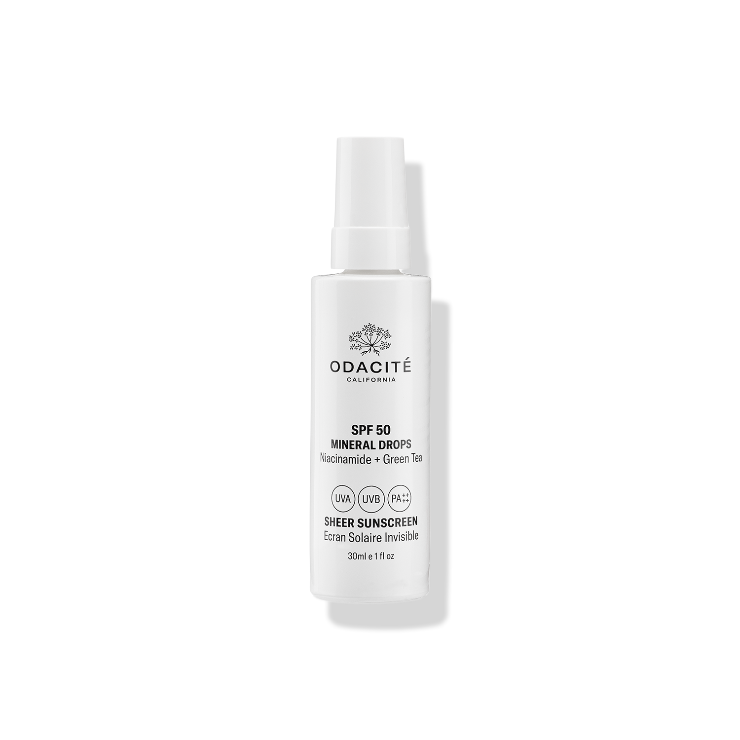 Odacité SPF 50 Mineral Drops Sheer Sunscreen