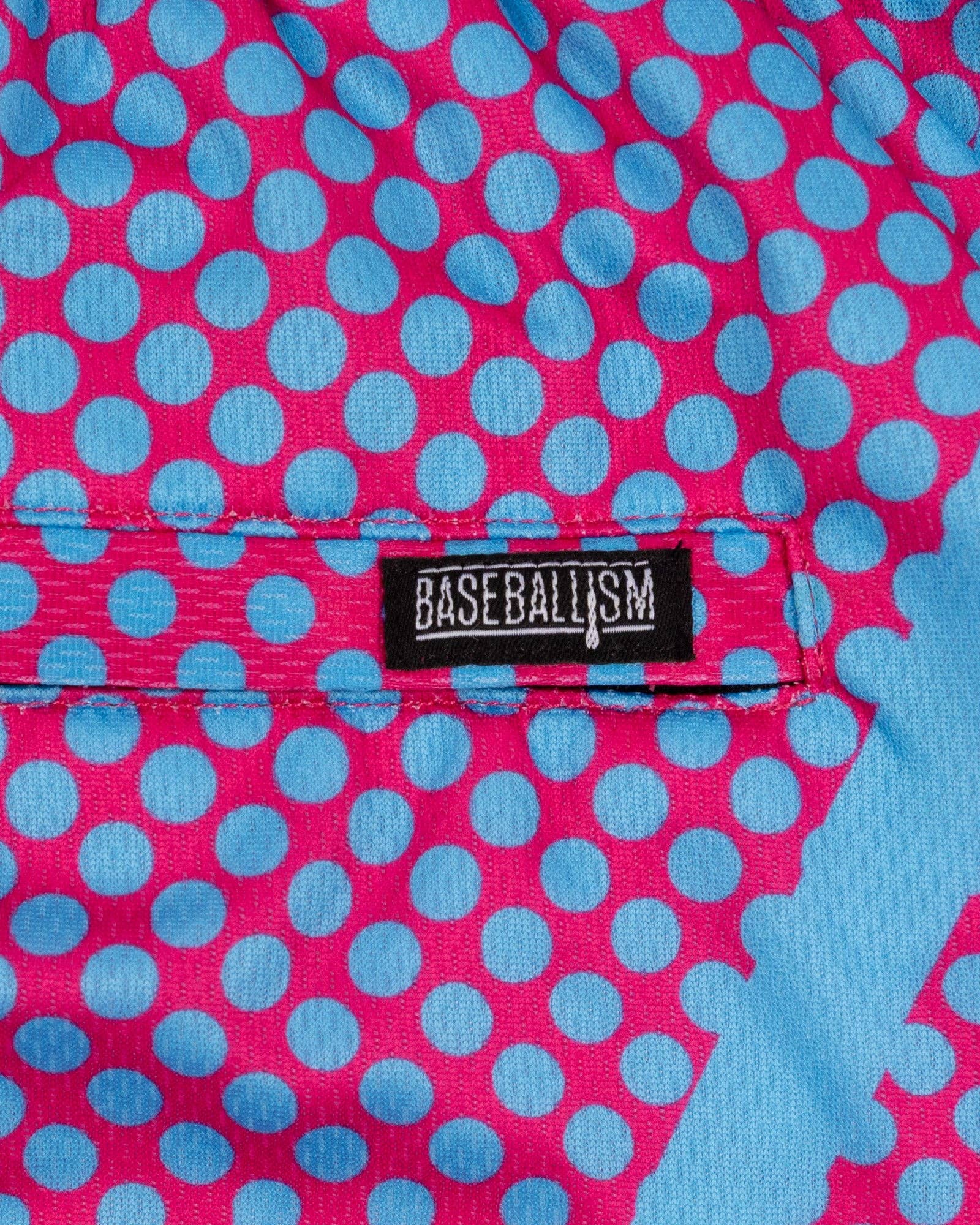 Baseballism: Laser Show Diamond Air Mesh Shorts - Youth