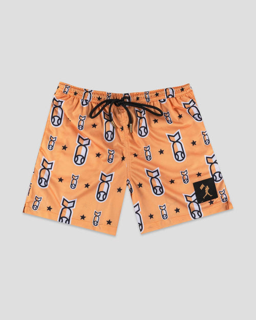 Baseballism Stay Humble Drop Bombs Diamond Air Mesh Shorts Youth