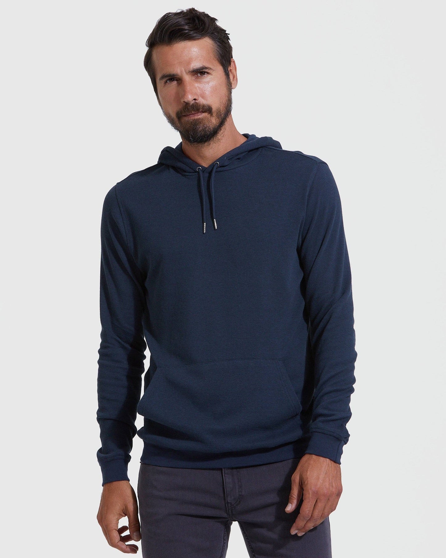 True Classic: Hoodie | Waffle | Navy
