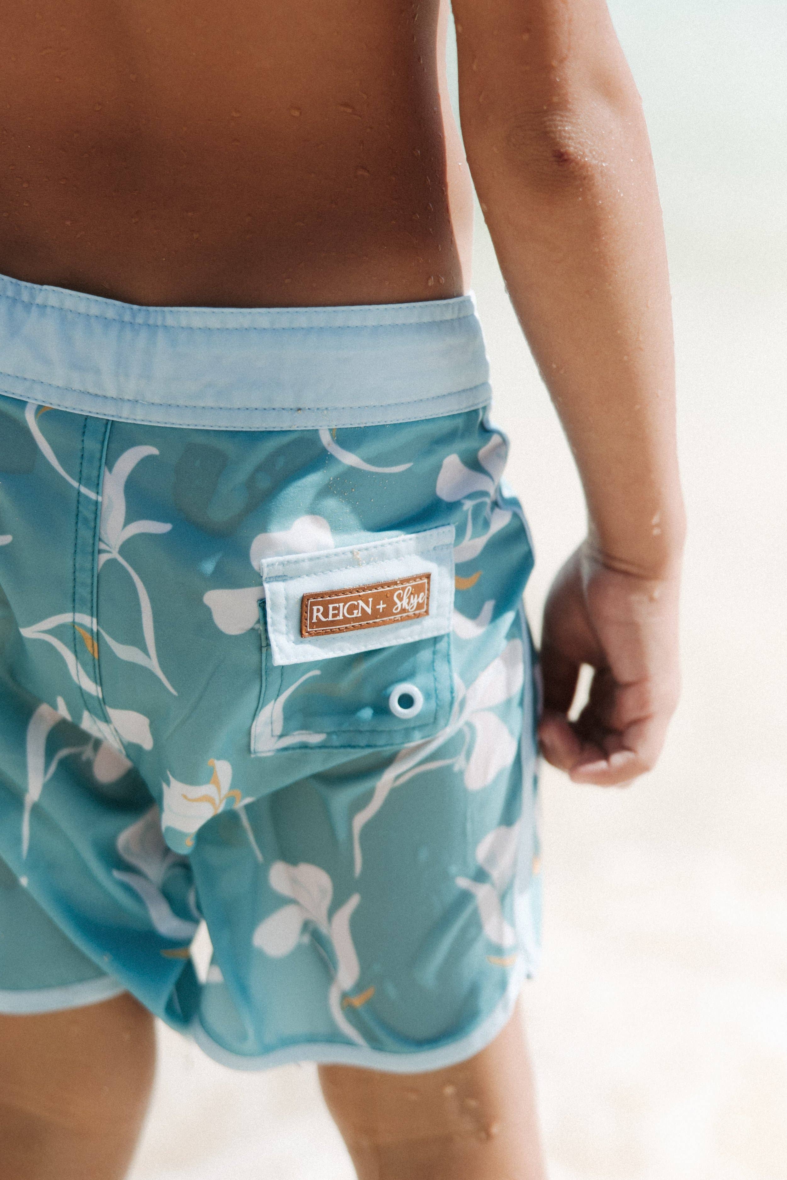 REIGN + Skye Little Boy's Boardshorts (Gingerly)