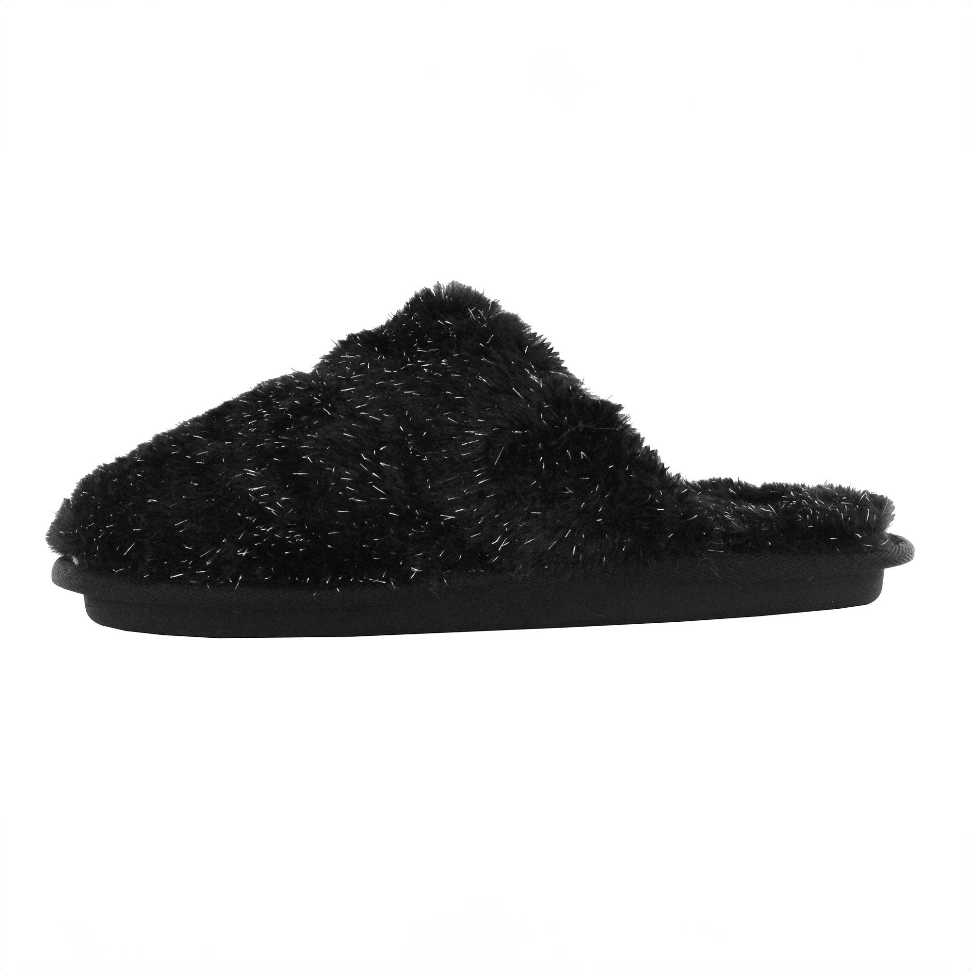 Cobian: Women's Minou Mule Warm and Fuzzy Slipper - Midnight