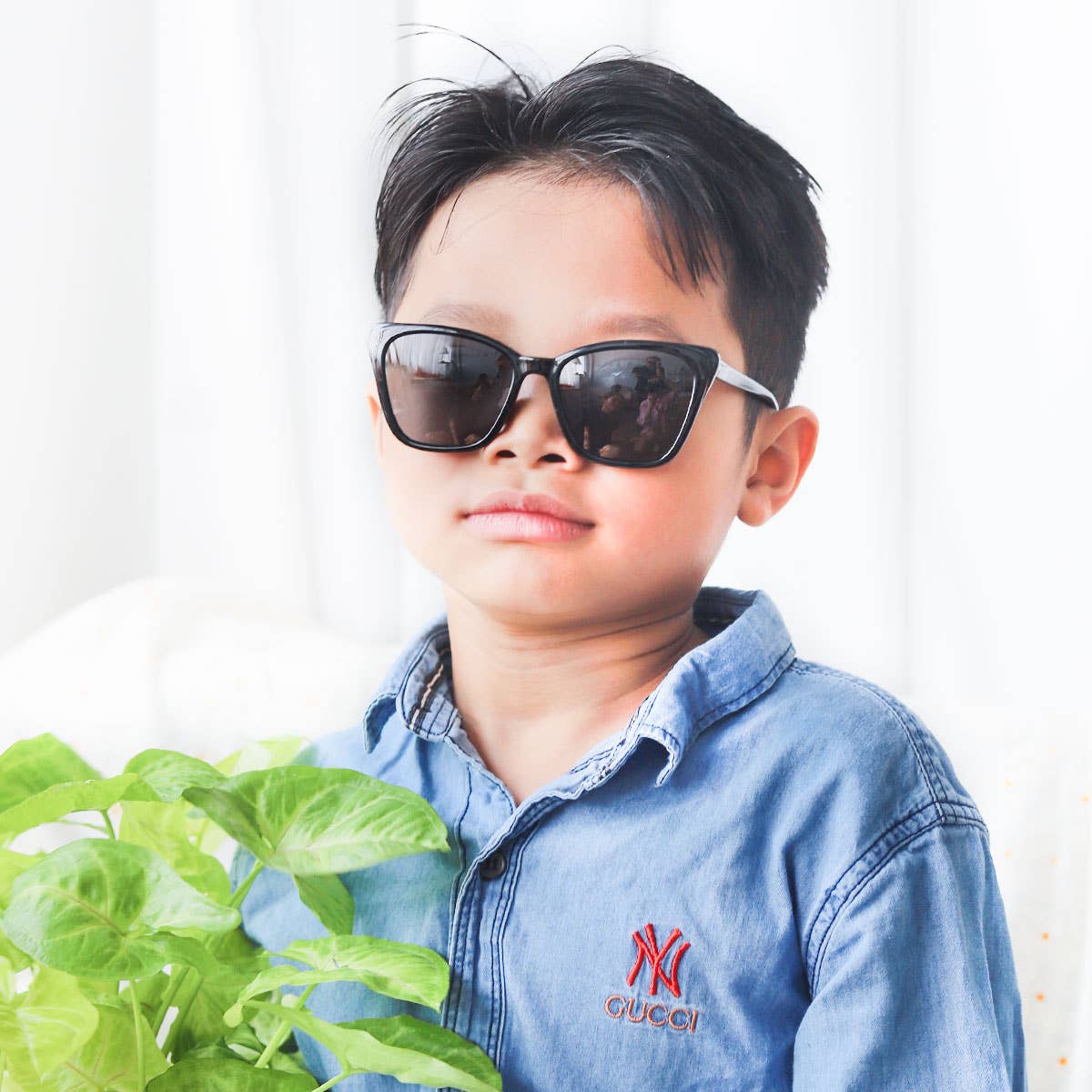 Little Sunnie: Haven Oversized Cat Eye Kids Sunglasses