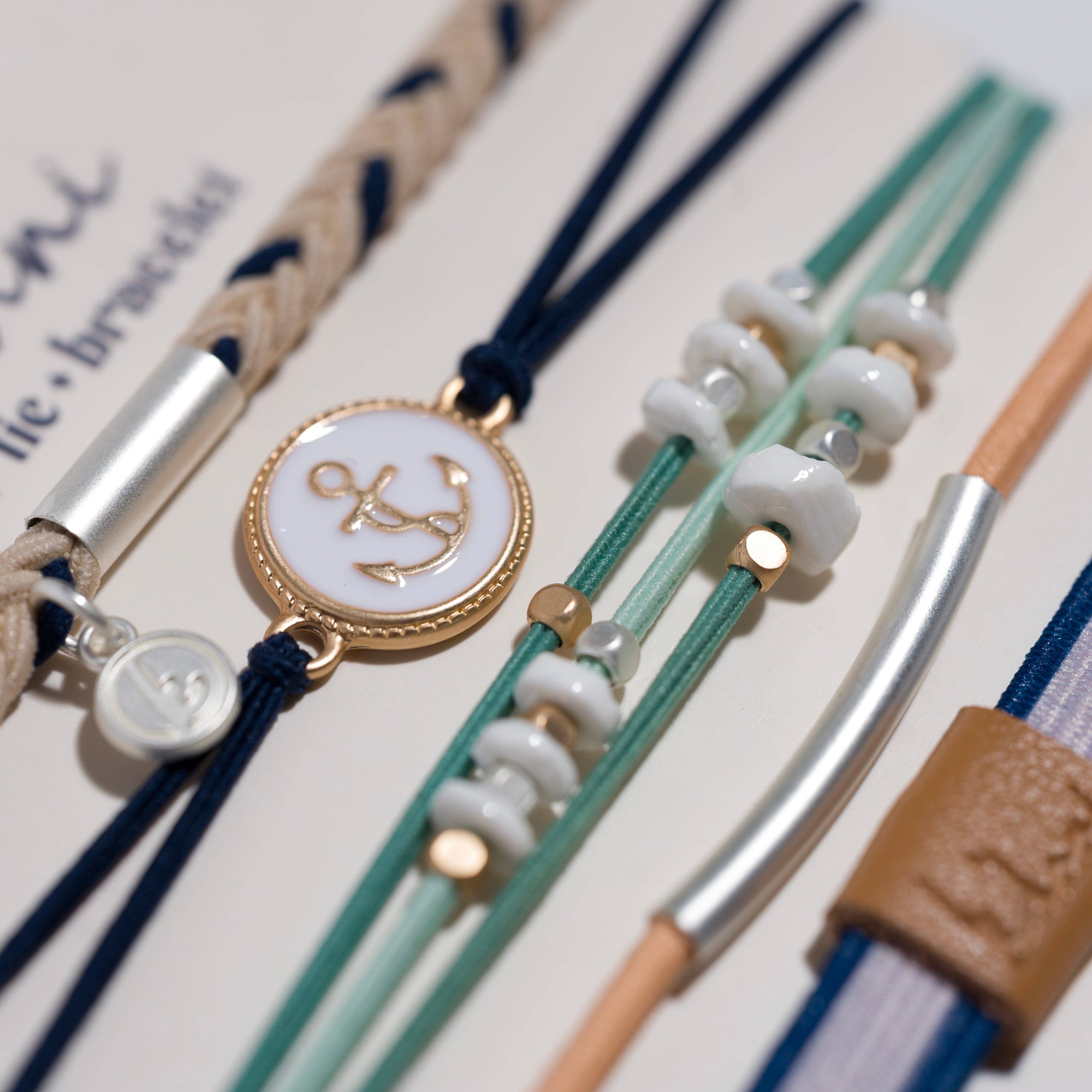 K'Lani Tie Bracelets (Anchor)