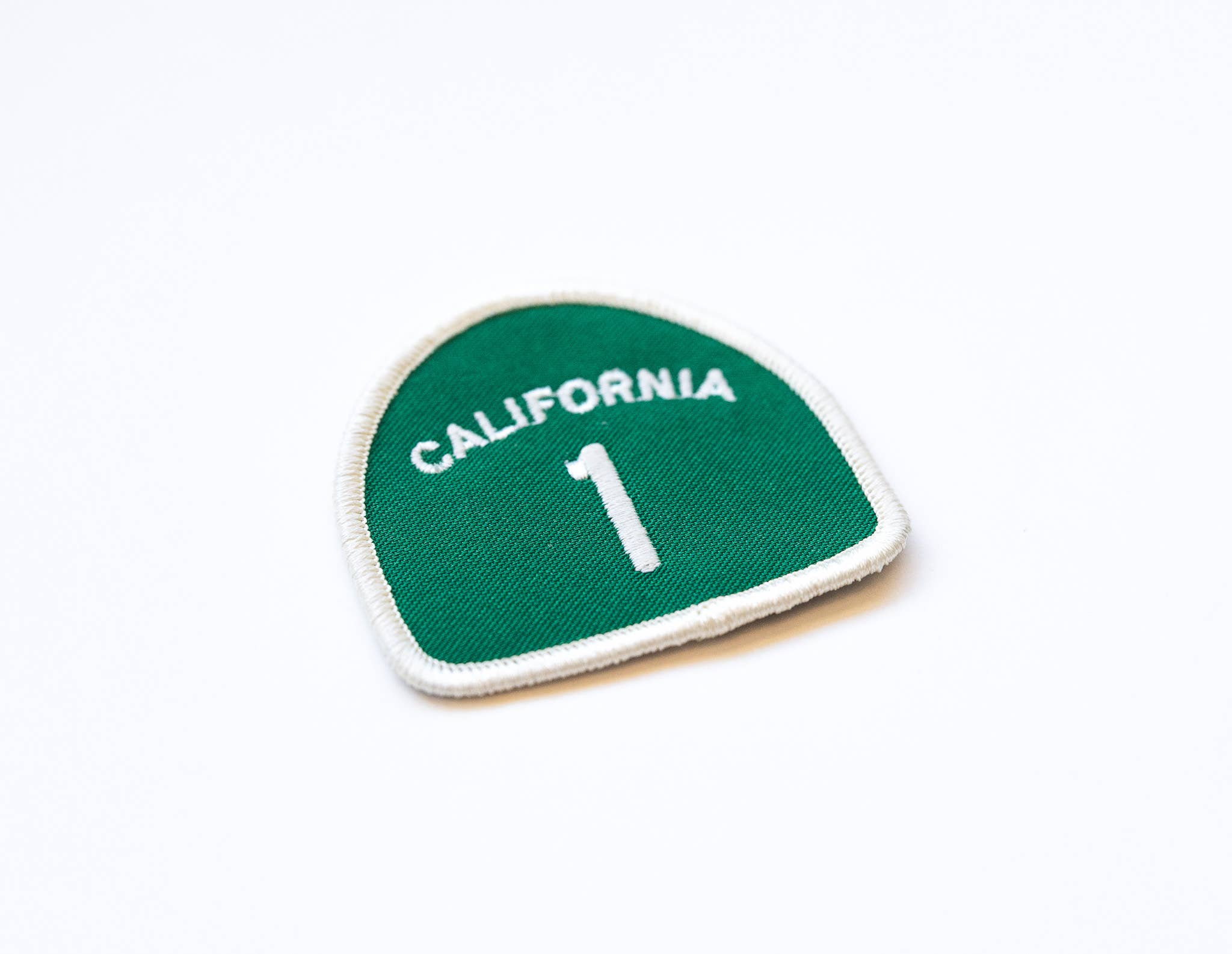 Union Made: California Pacific Coast Highway 1 Embroidered Iron on Patch