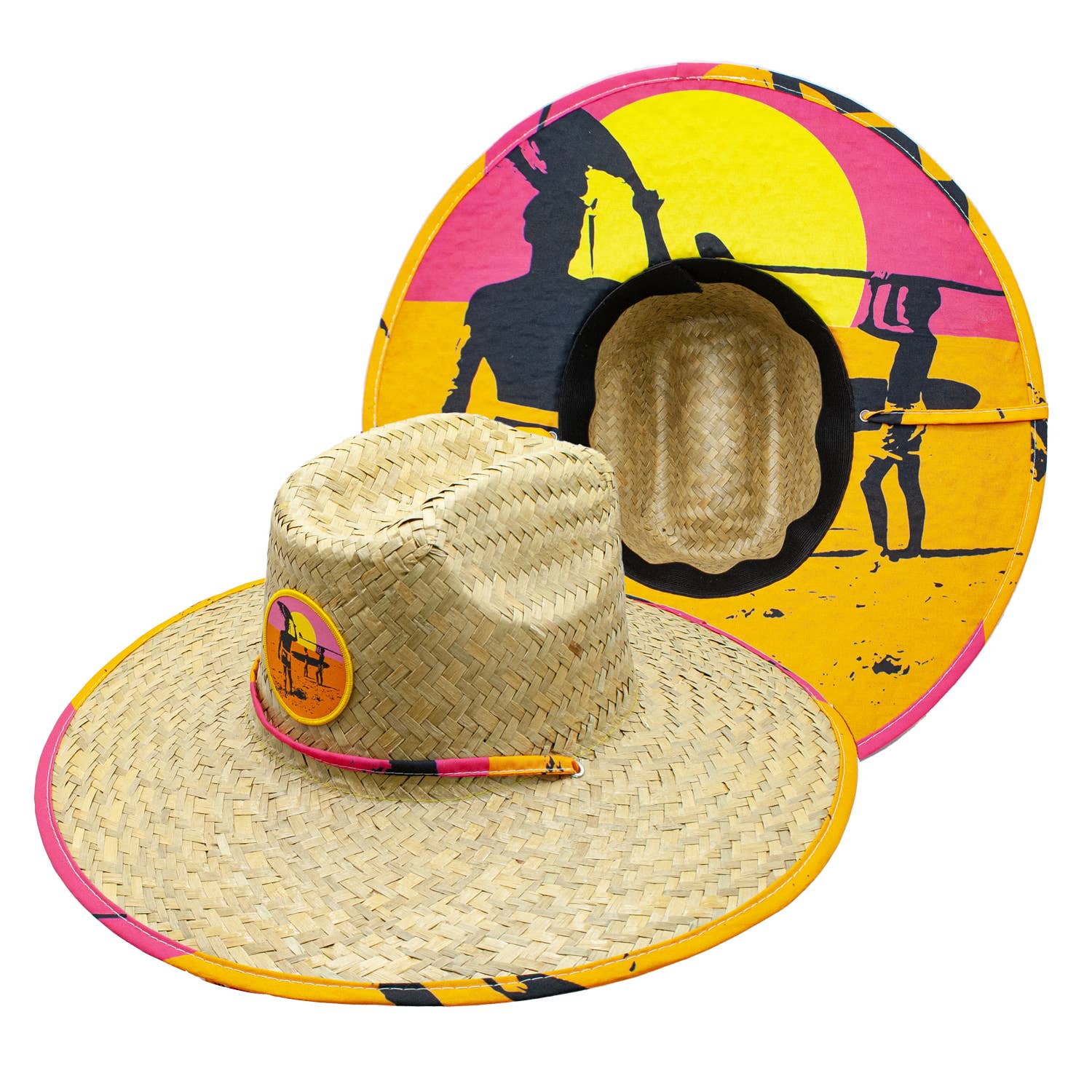 Peter Grimm: Tahiti Endless Summer Straw Wide Brim Lifeguard Hat