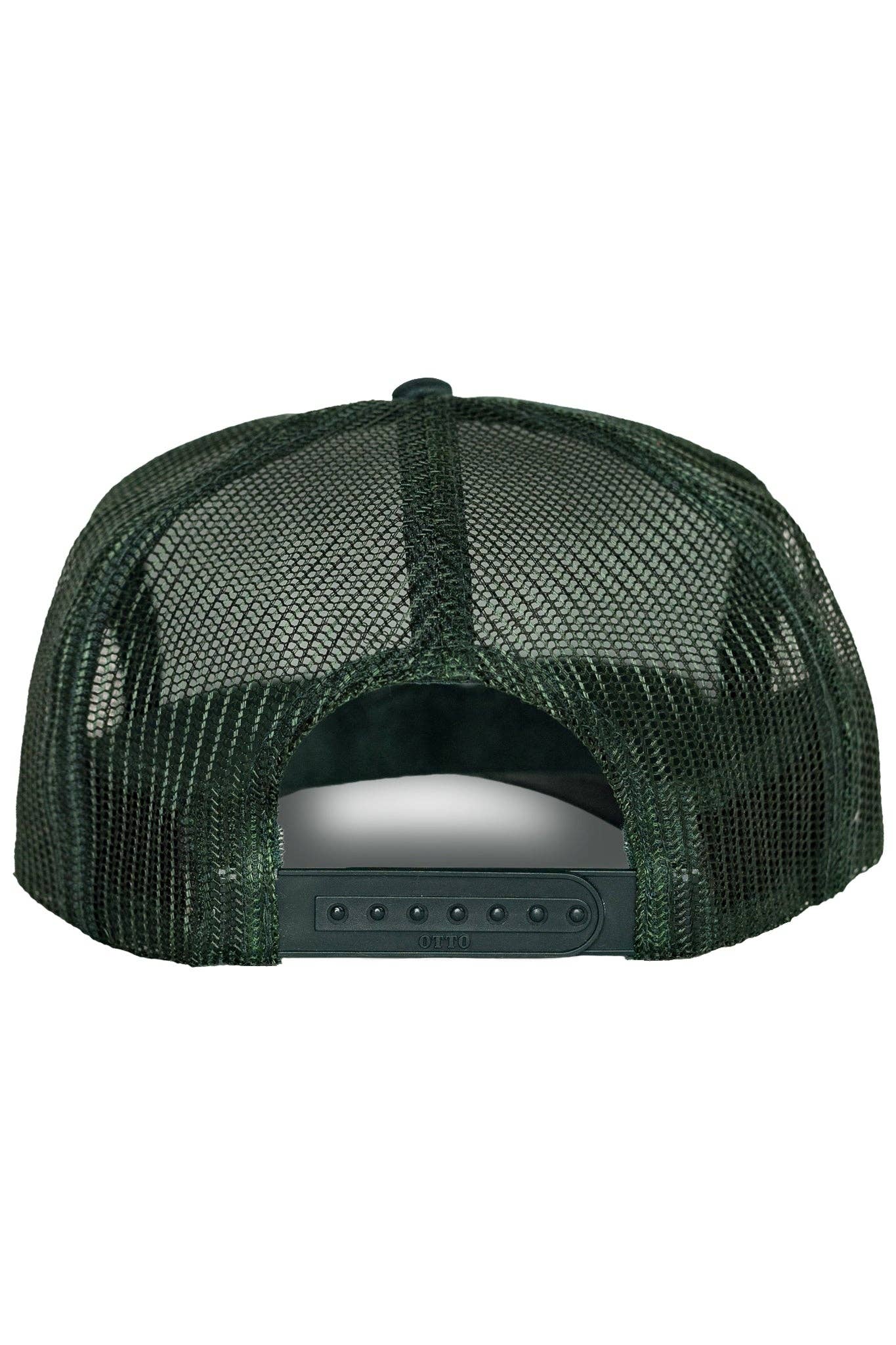 Friday Feelin' Stay Wild Trucker Hat (Deep Green)
