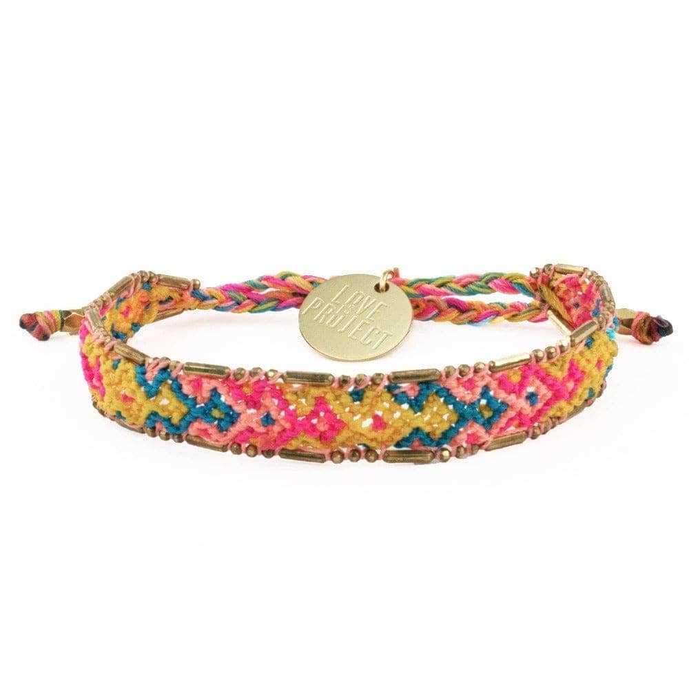 Love Is Project Bali Friendship Bracelet (Jungle Bloom)
