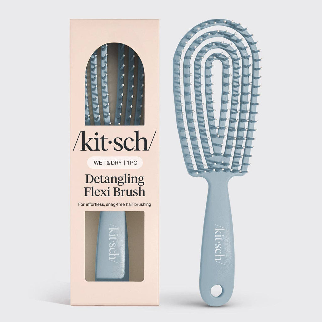 KITSCH: Detangling Flexi Brush - Haze Blue