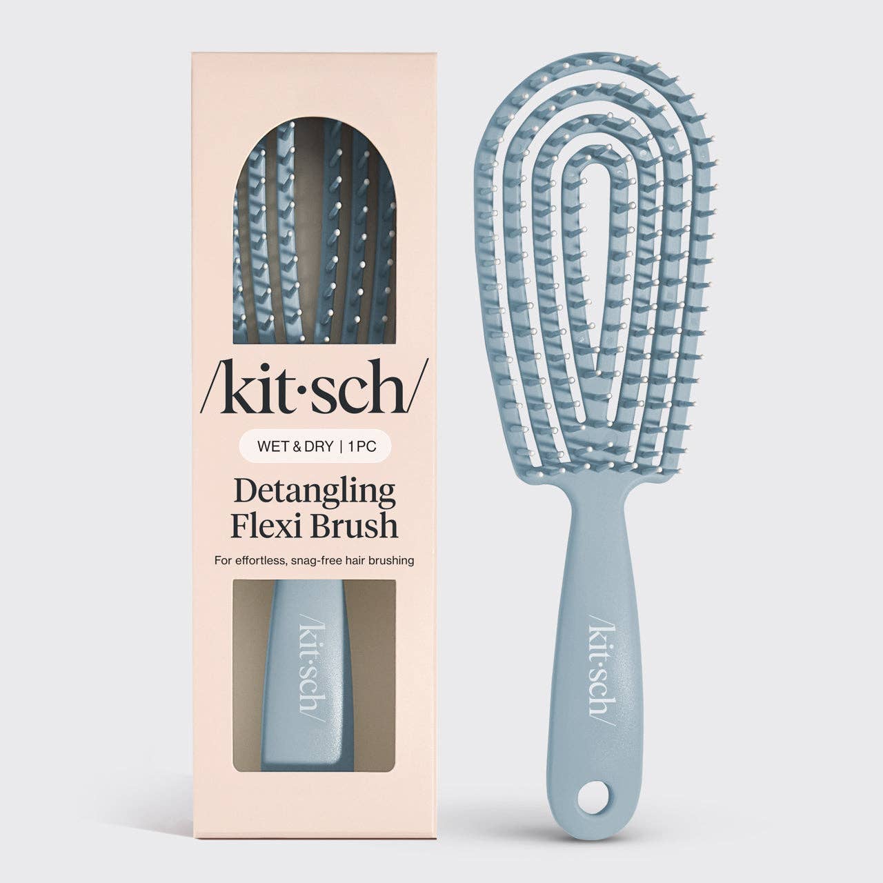 KITSCH: Detangling Flexi Brush - Haze Blue