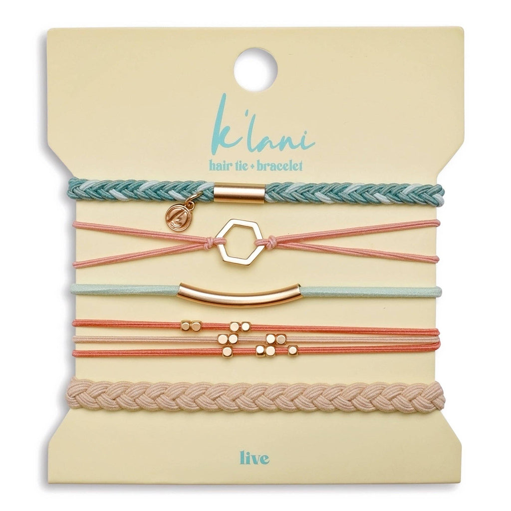 K'Lani: Live Hair Tie Bracelets